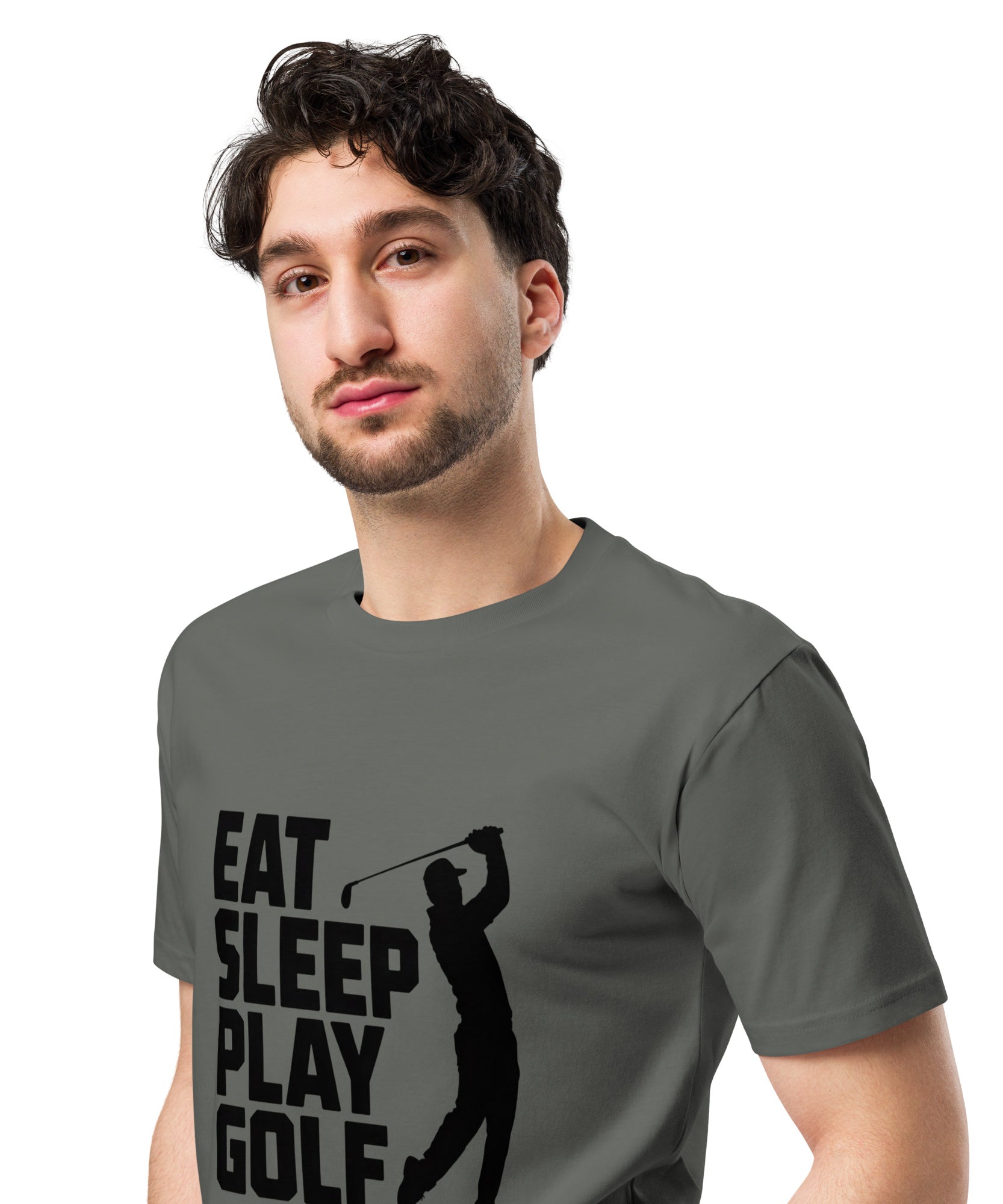 Eat Sleep Play Golf Golfer Unisex Premium T-Shirt | Gallory Hive