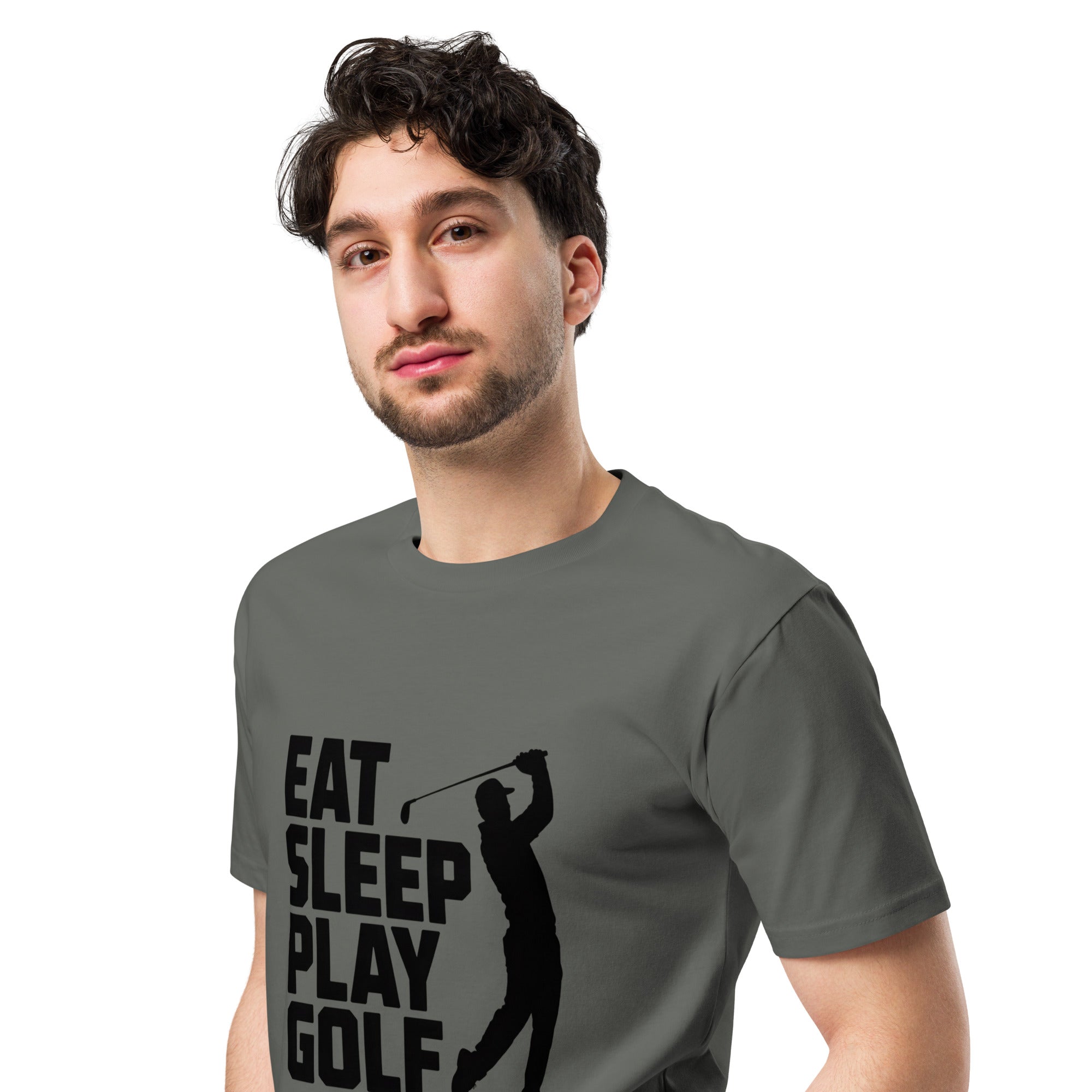 Eat Sleep Play Golf Golfer Unisex Premium T-Shirt | Gallory Hive