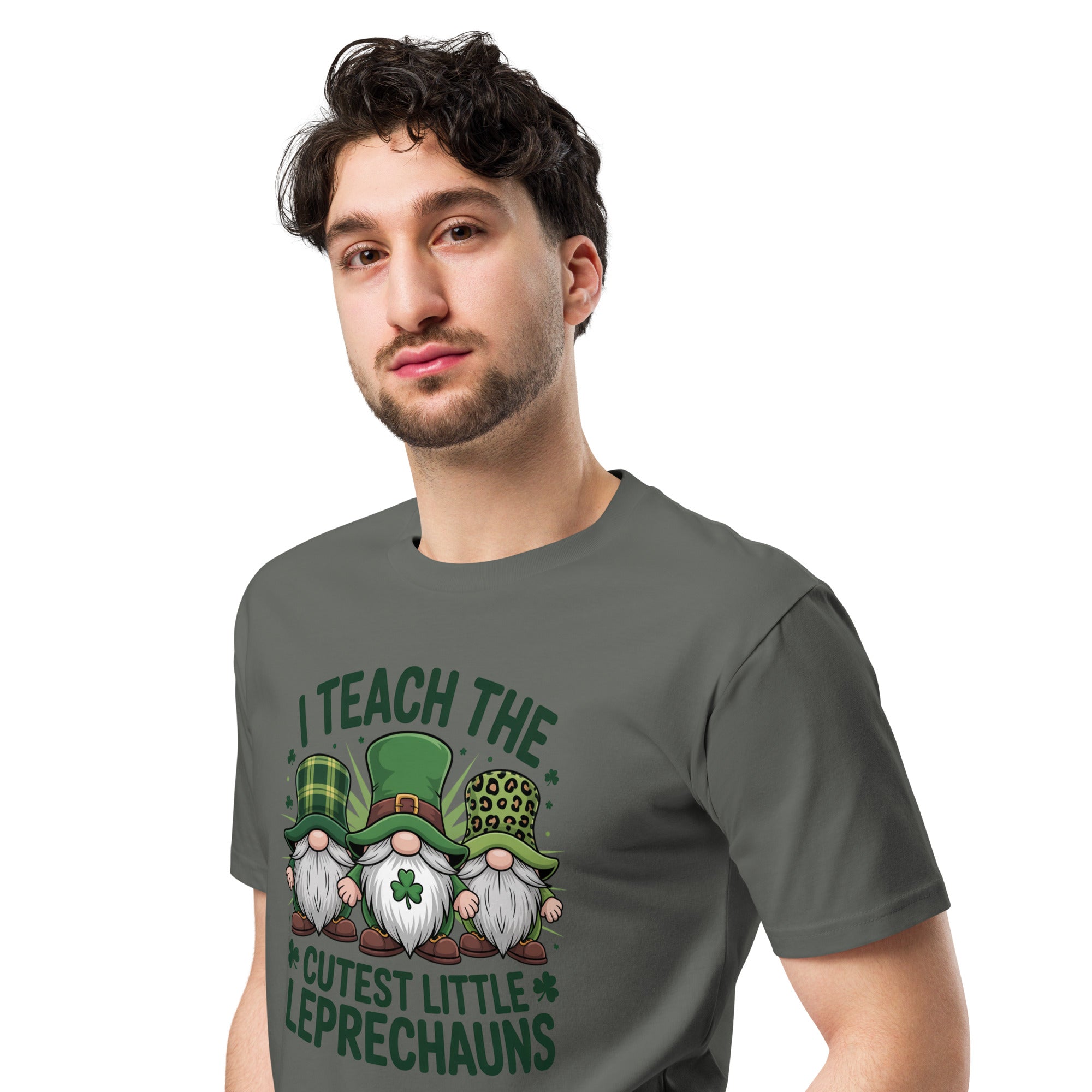 Leprechaun St Patricks Day Unisex Premium T-Shirt | Gallory Hive