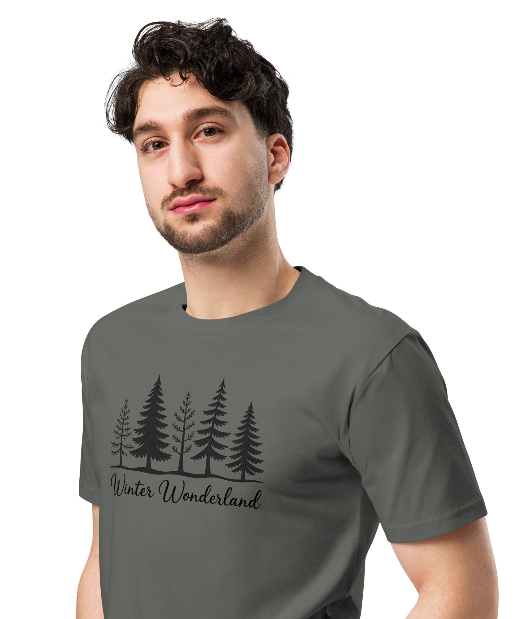 Nature Whisper Forest Trees Graphic Unisex Premium T-Shirt | Gallory Hive