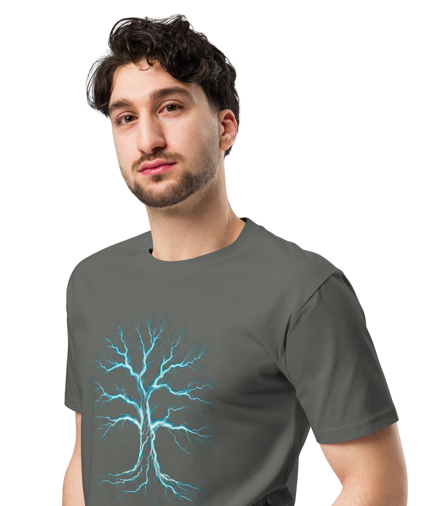 Glowing Mystic Tree of Life Graphic Unisex Premium T-shirt | Gallory Hive