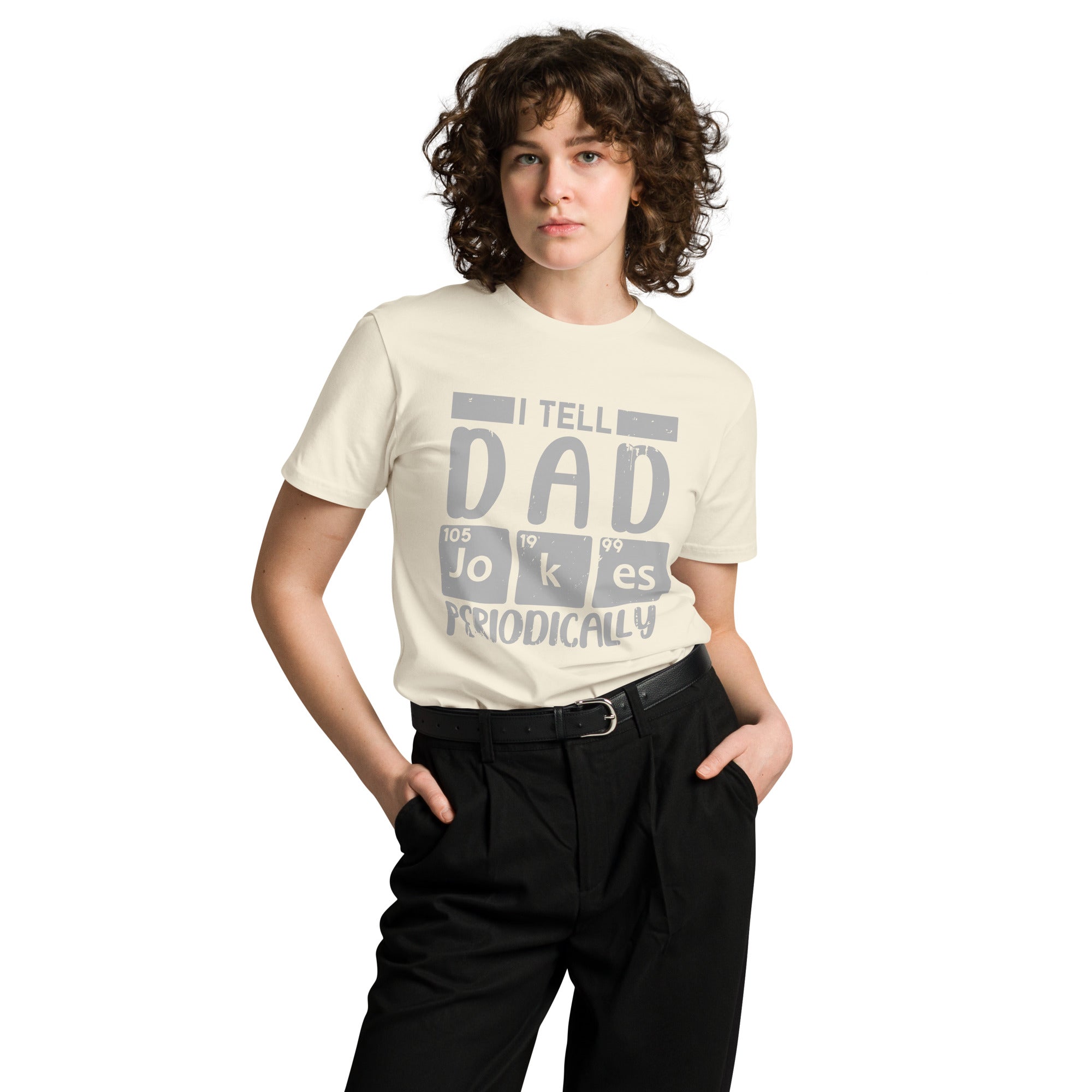 Dad Jokes Premium Cotton Unisex T-Shirt | Gallory Hive