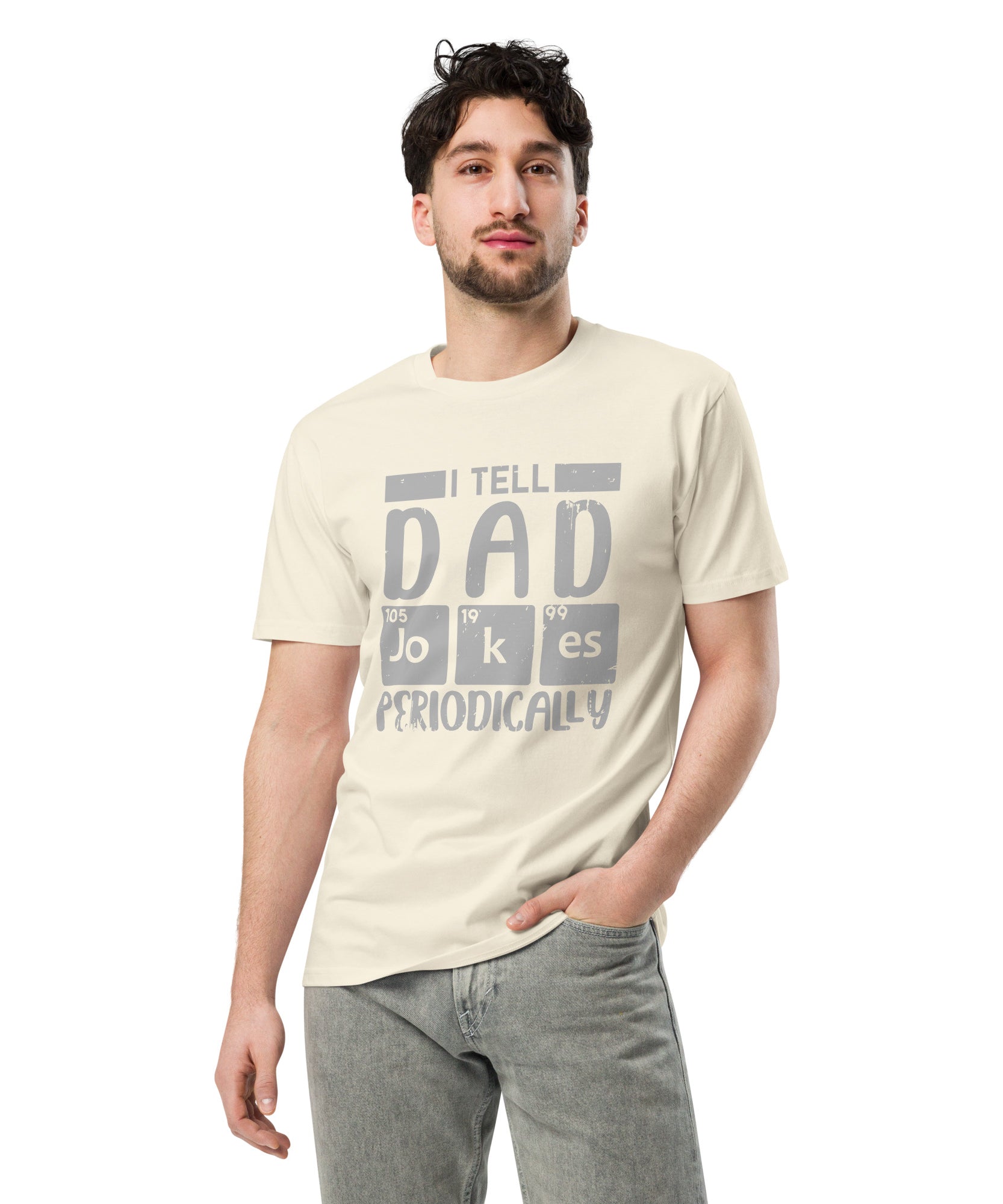 Dad Jokes Premium Cotton Unisex T-Shirt | Gallory Hive