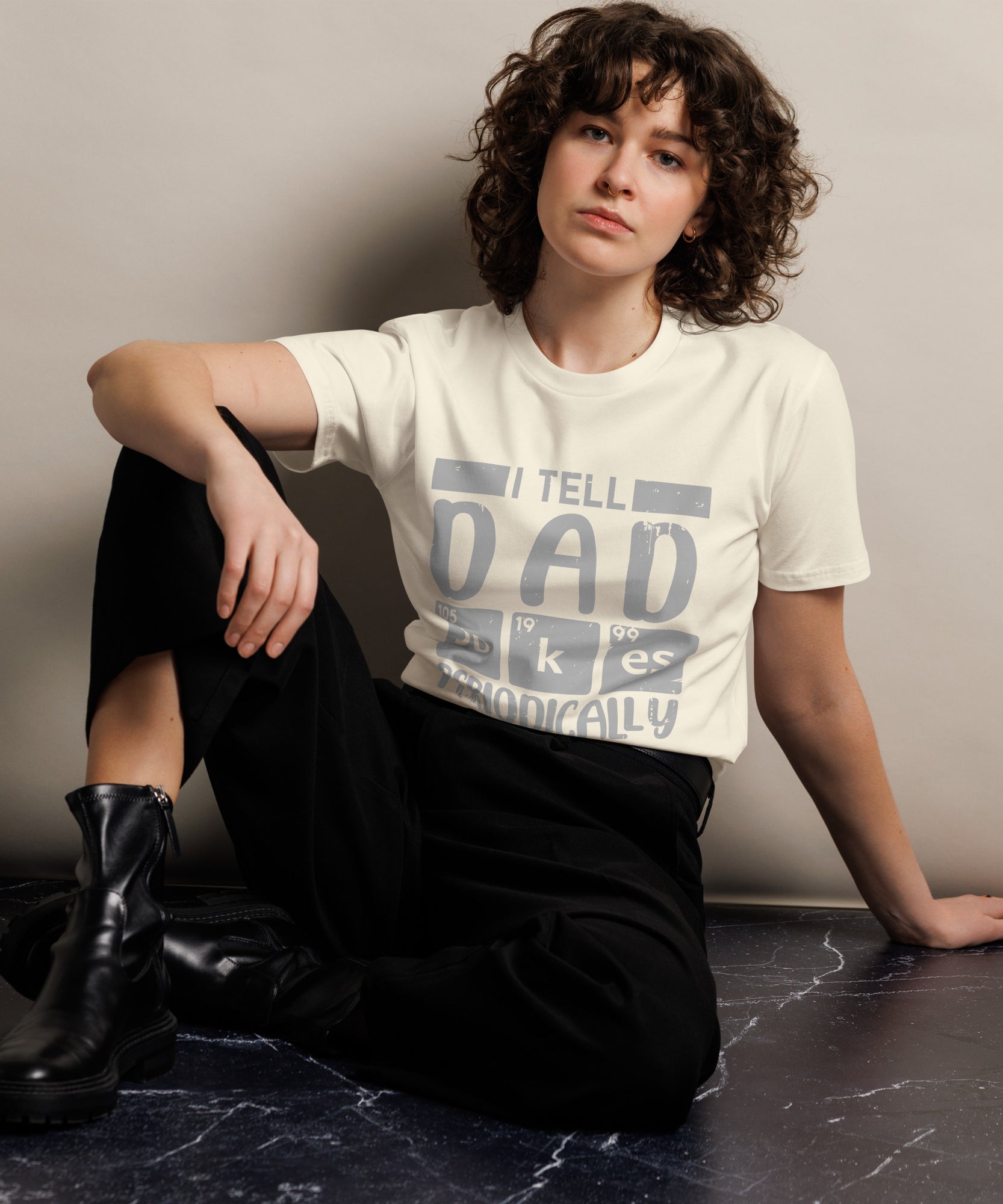 Dad Jokes Premium Cotton Unisex T-Shirt | Gallory Hive