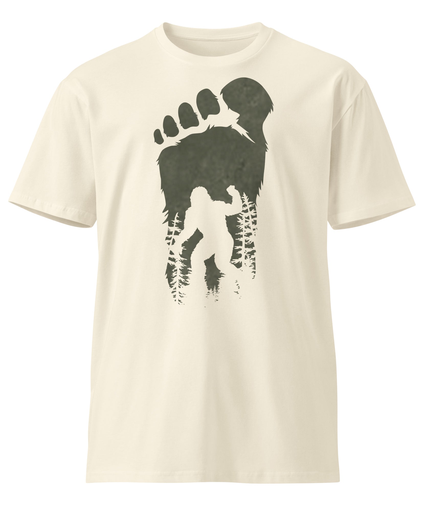 Bigfoot Shadow Art Unisex Graphic T-Shirt | Gallory Hive
