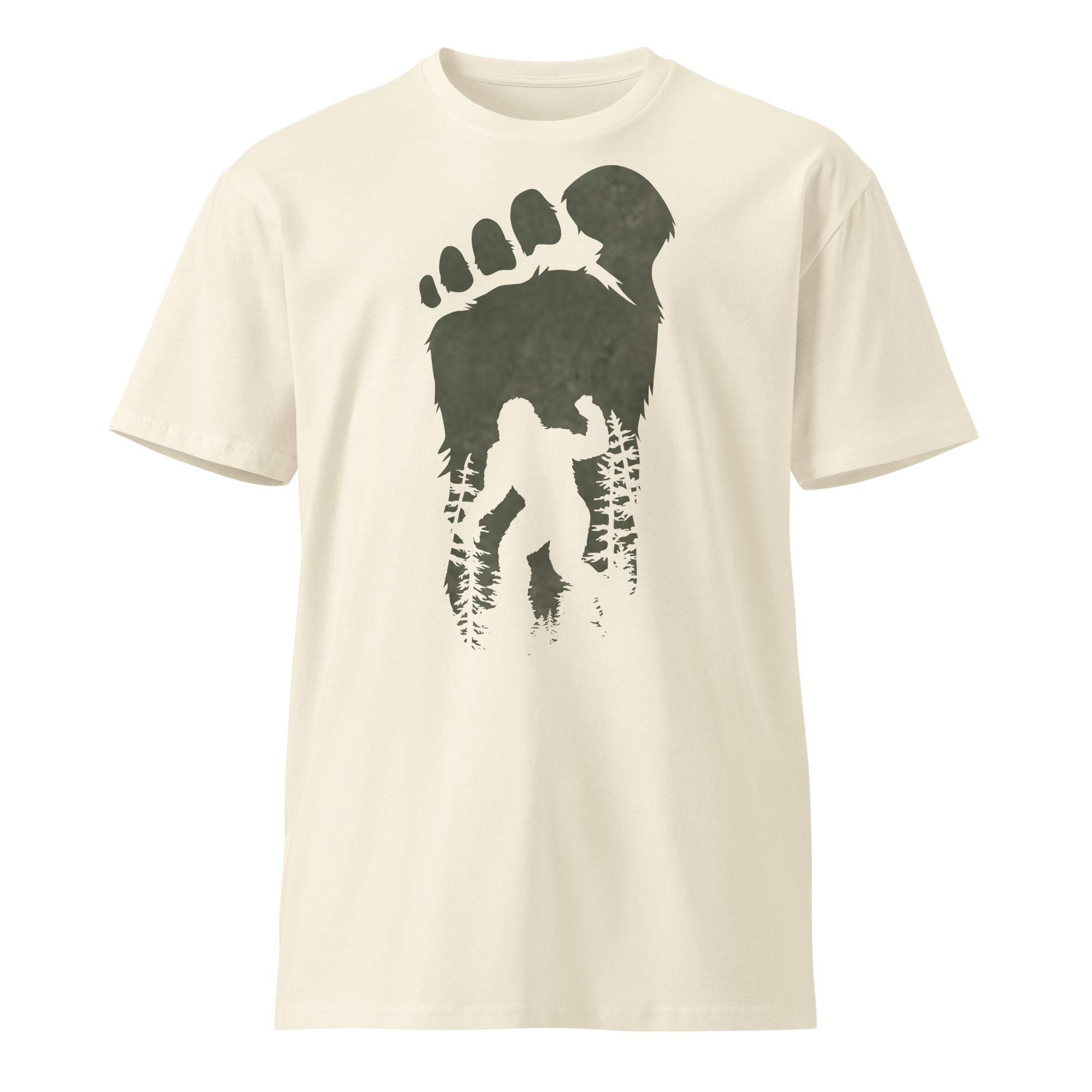Bigfoot Shadow Art Unisex Graphic T-Shirt | Gallory Hive