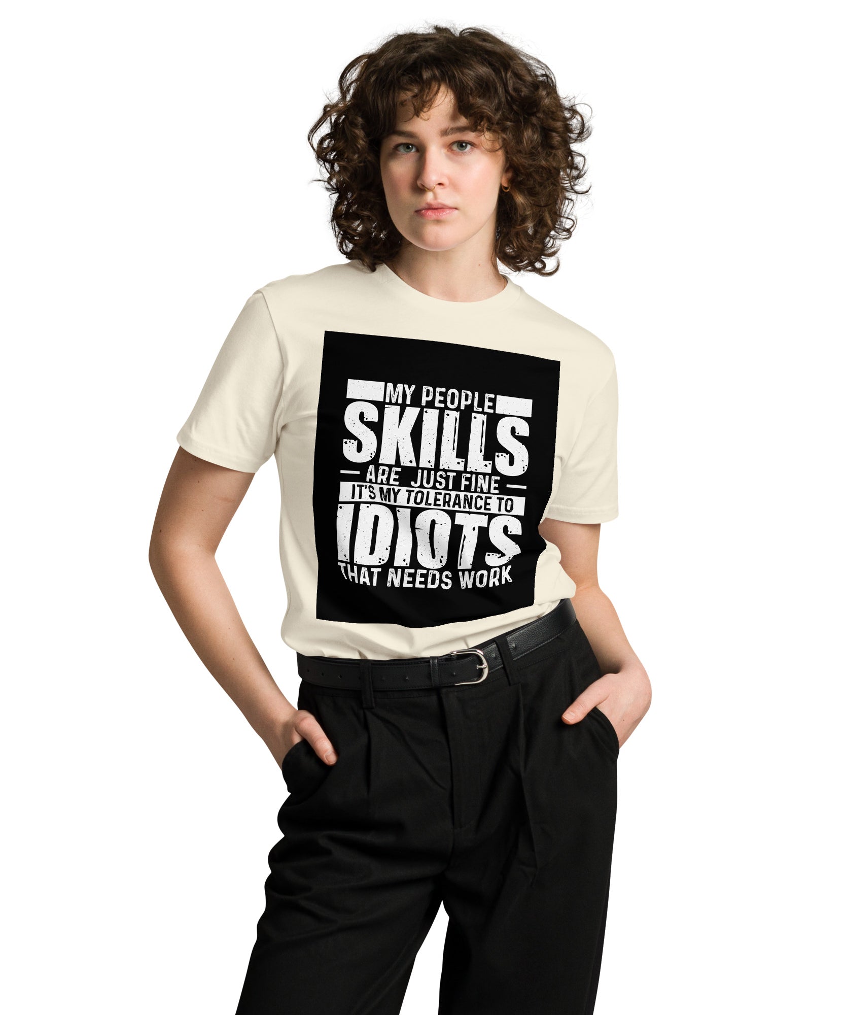 Sarcastic People Skills Unisex Graphic T-Shirt | Gallory Hive