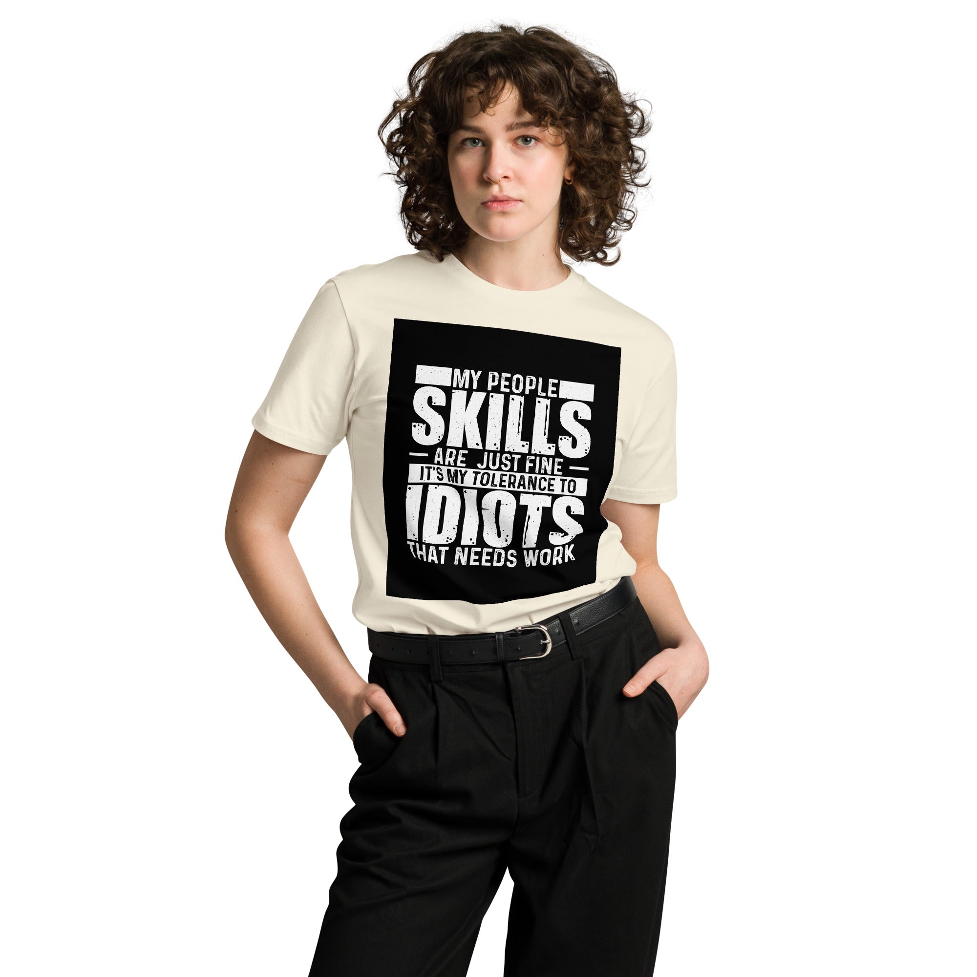 Sarcastic People Skills Unisex Graphic T-Shirt | Gallory Hive