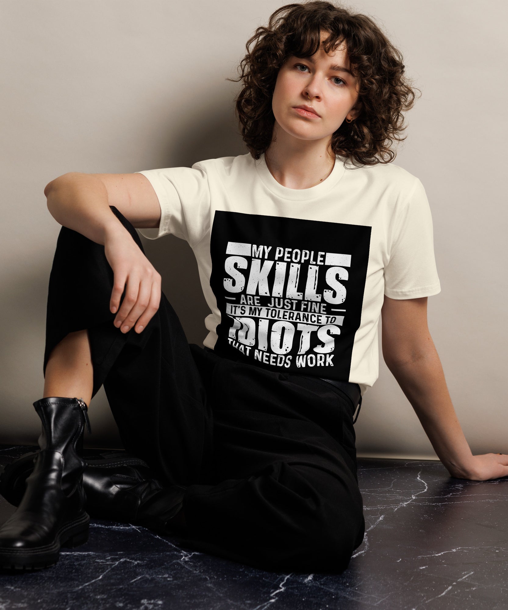 Sarcastic People Skills Unisex Graphic T-Shirt | Gallory Hive