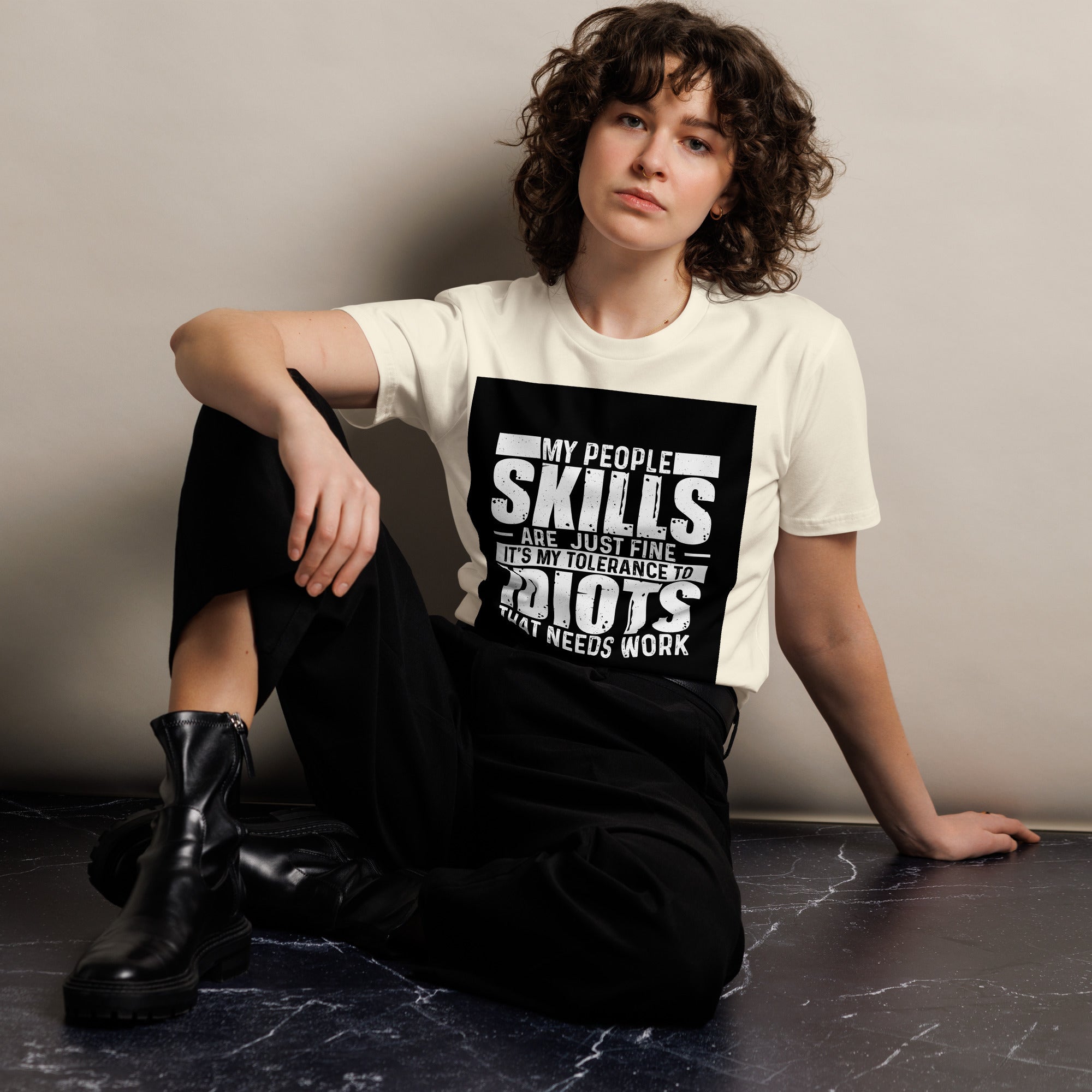 Sarcastic People Skills Unisex Graphic T-Shirt | Gallory Hive