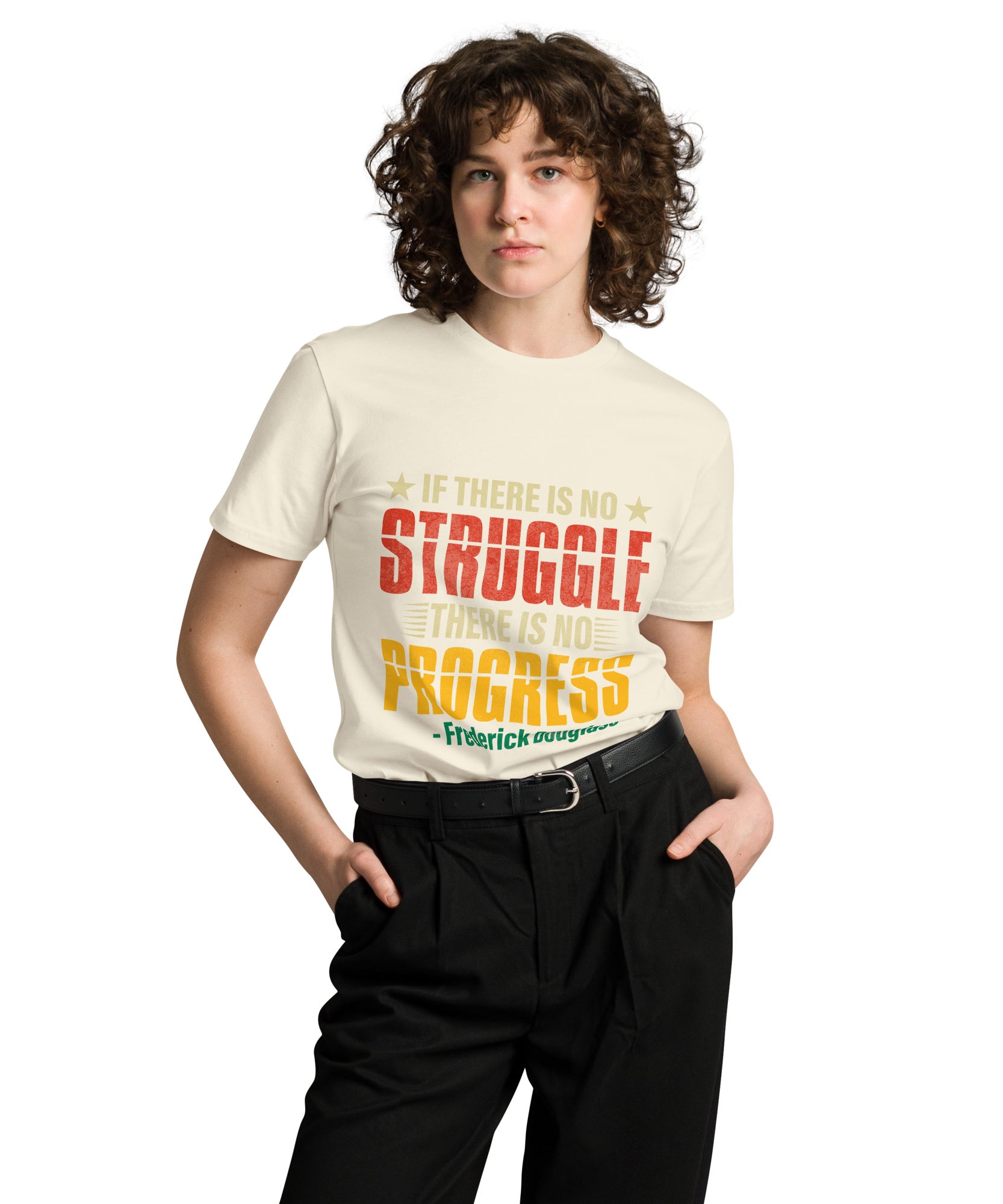Motivational Quote Premium Unisex Cotton T-Shirt  Gallory Hive