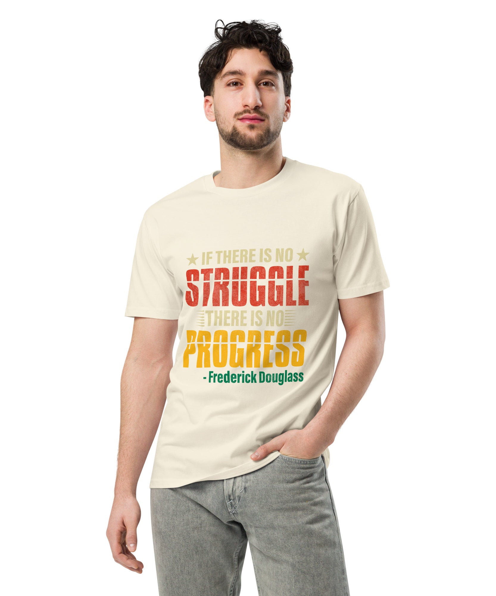 Motivational Quote Premium Unisex Cotton T-Shirt  Gallory Hive