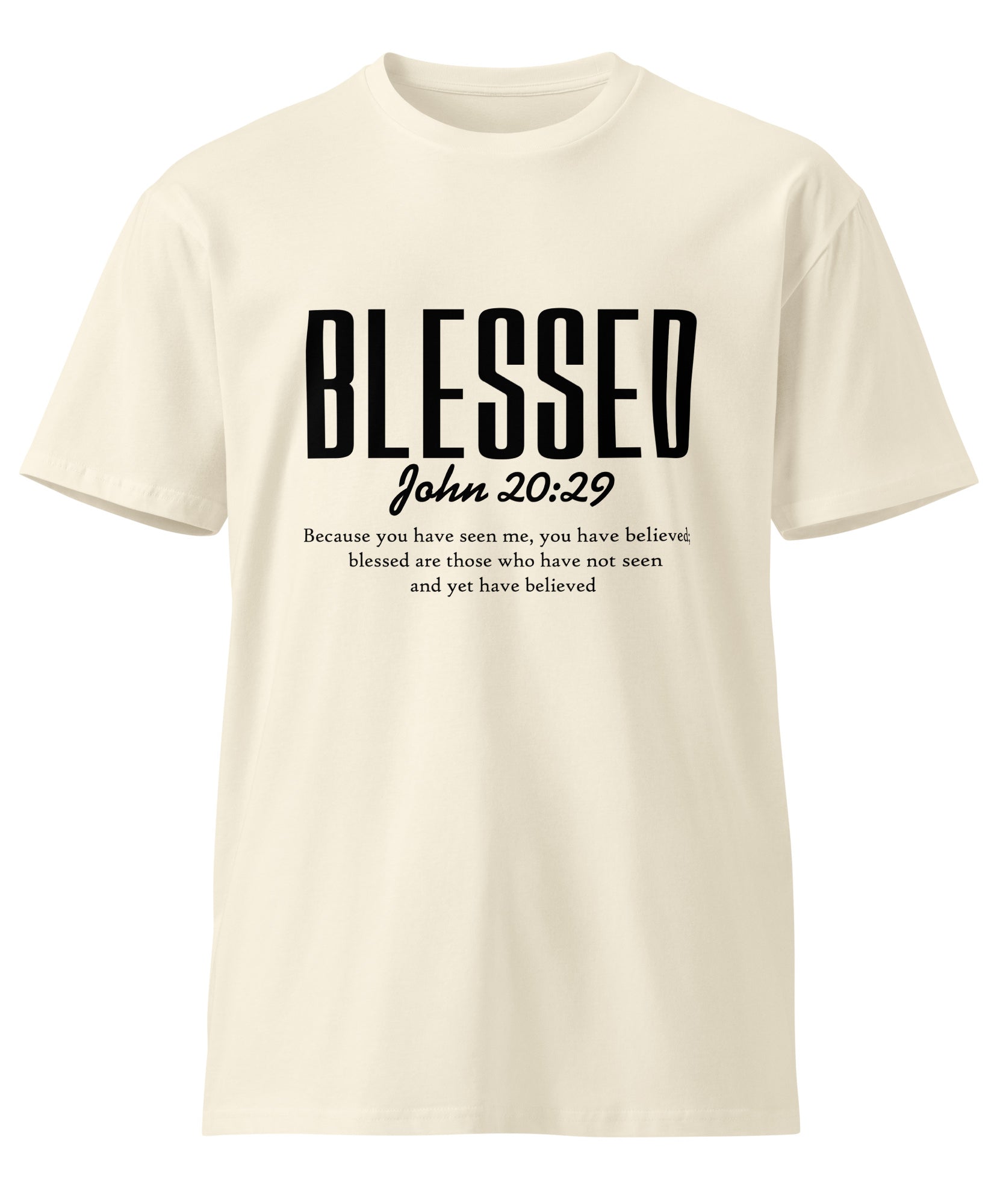 Blessed Faith Inspirational Unisex Premium Cotton T-Shirt | Gallory Hive