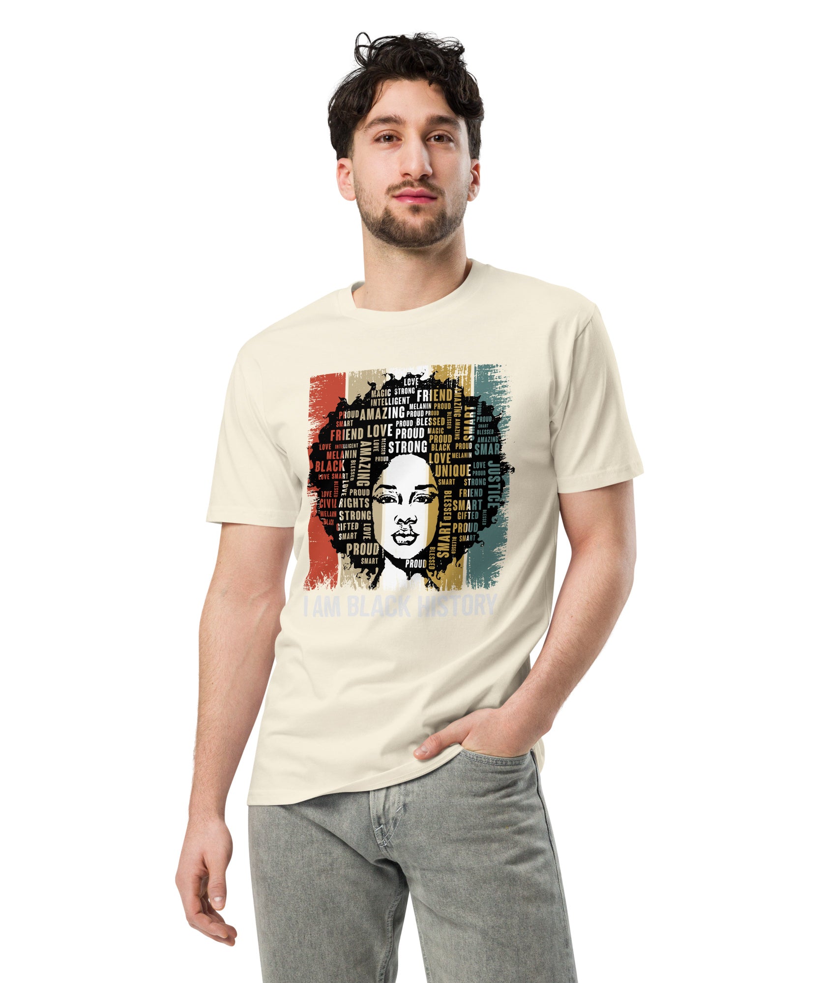 Black History Pride Premium Unisex Cotton T-Shirt | Gallory Hive