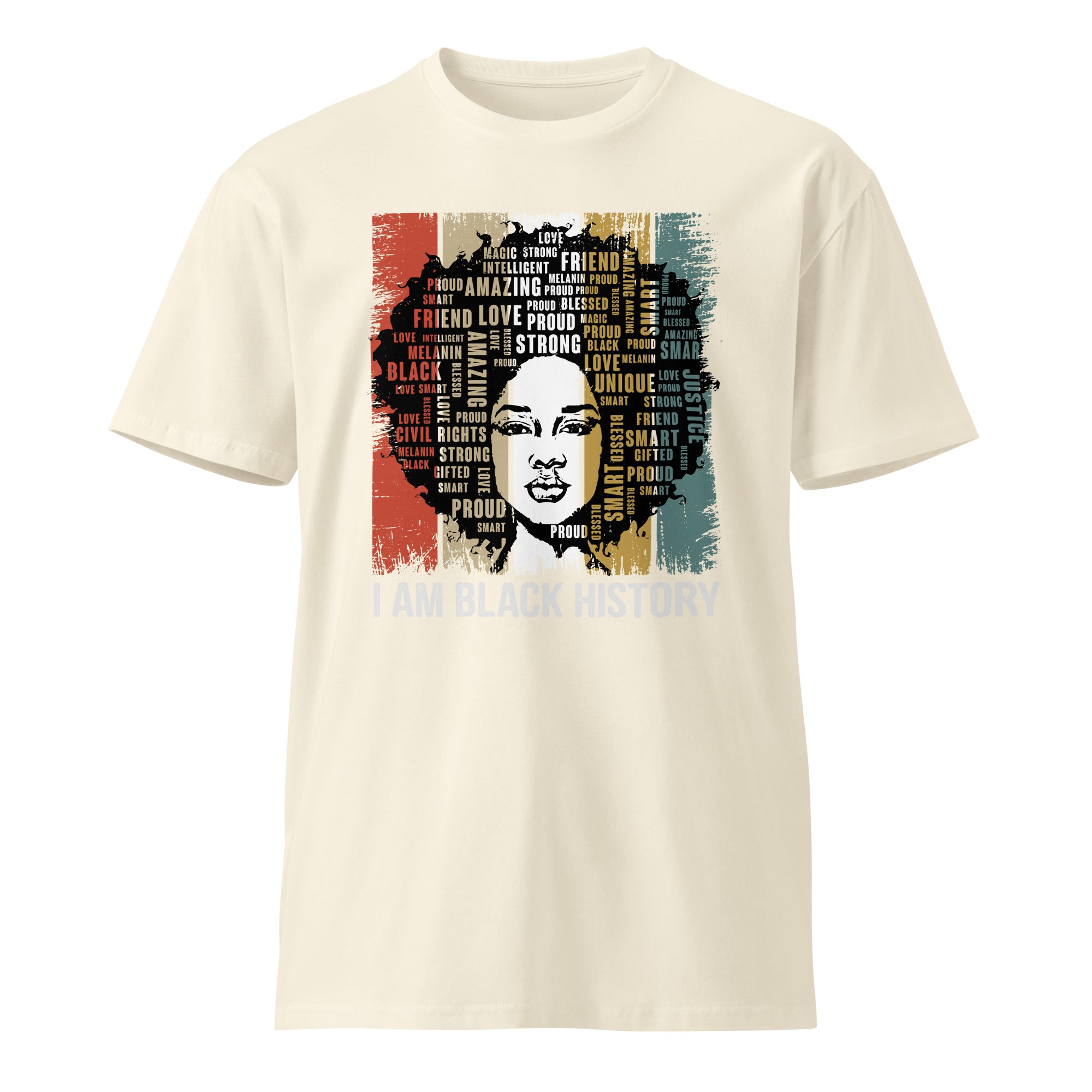 Black History Pride Premium Unisex Cotton T-Shirt | Gallory Hive