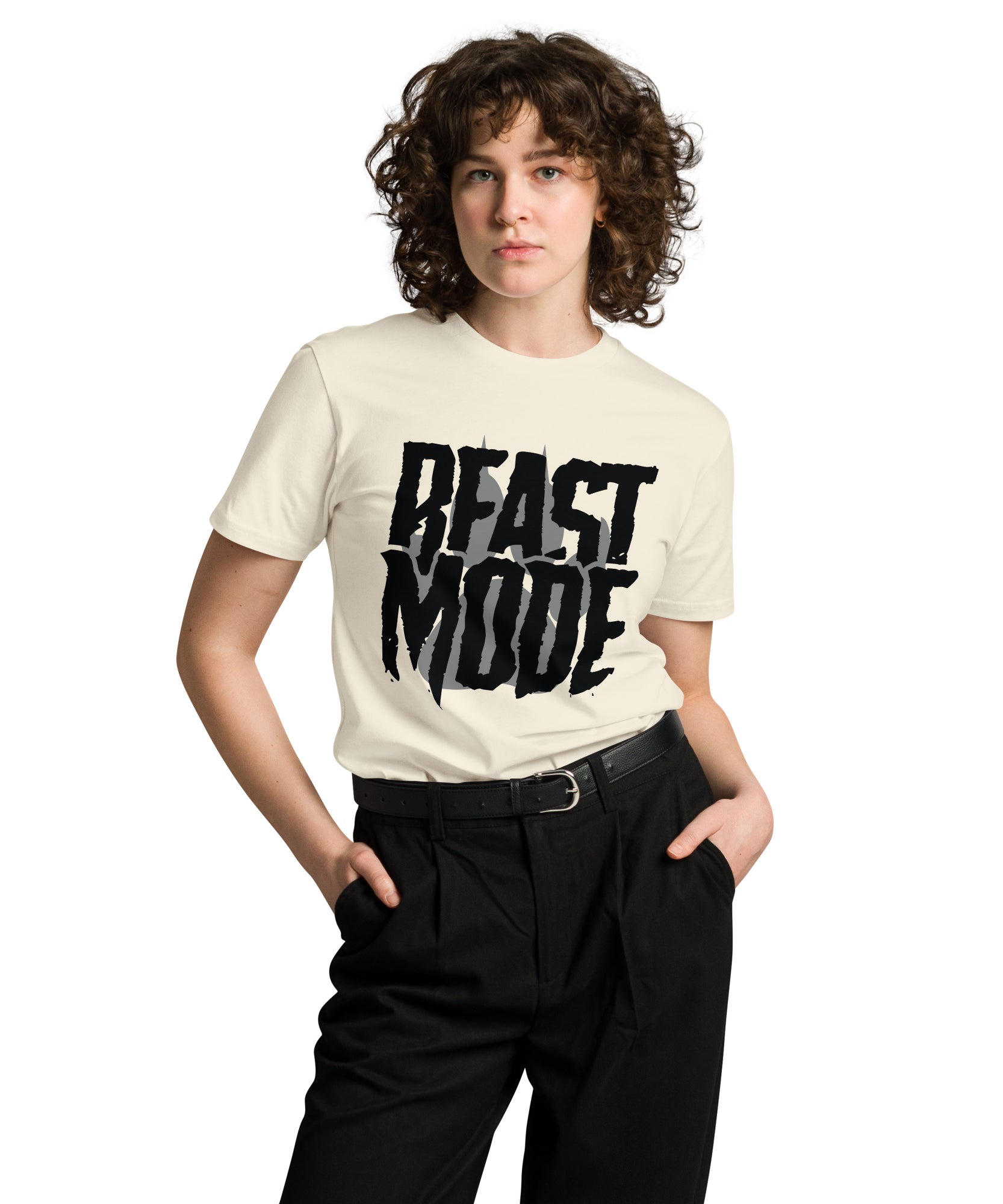 Beast Mode Workout Graphic Cotton T-Shirt | Gallory Hive
