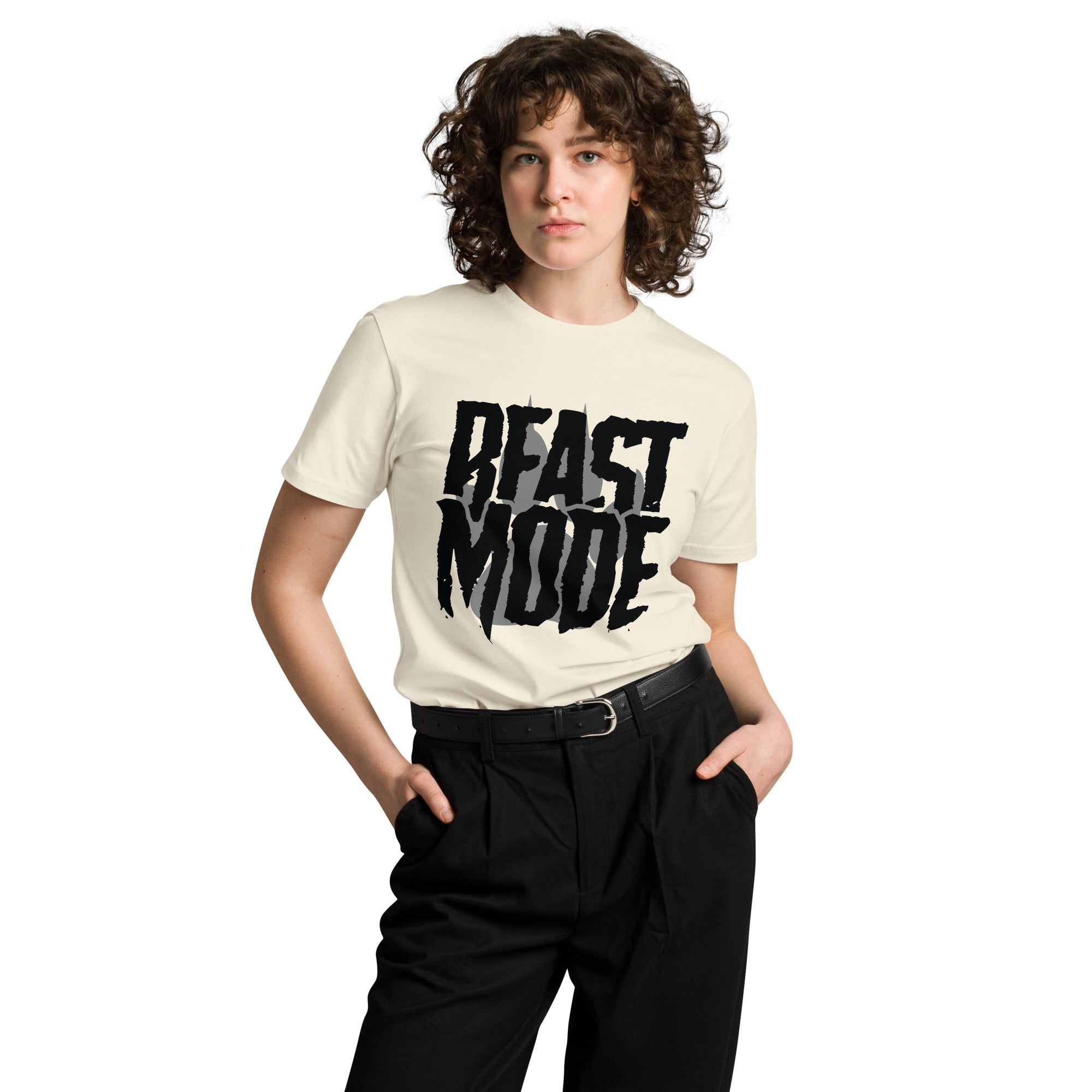 Beast Mode Workout Graphic Cotton T-Shirt | Gallory Hive