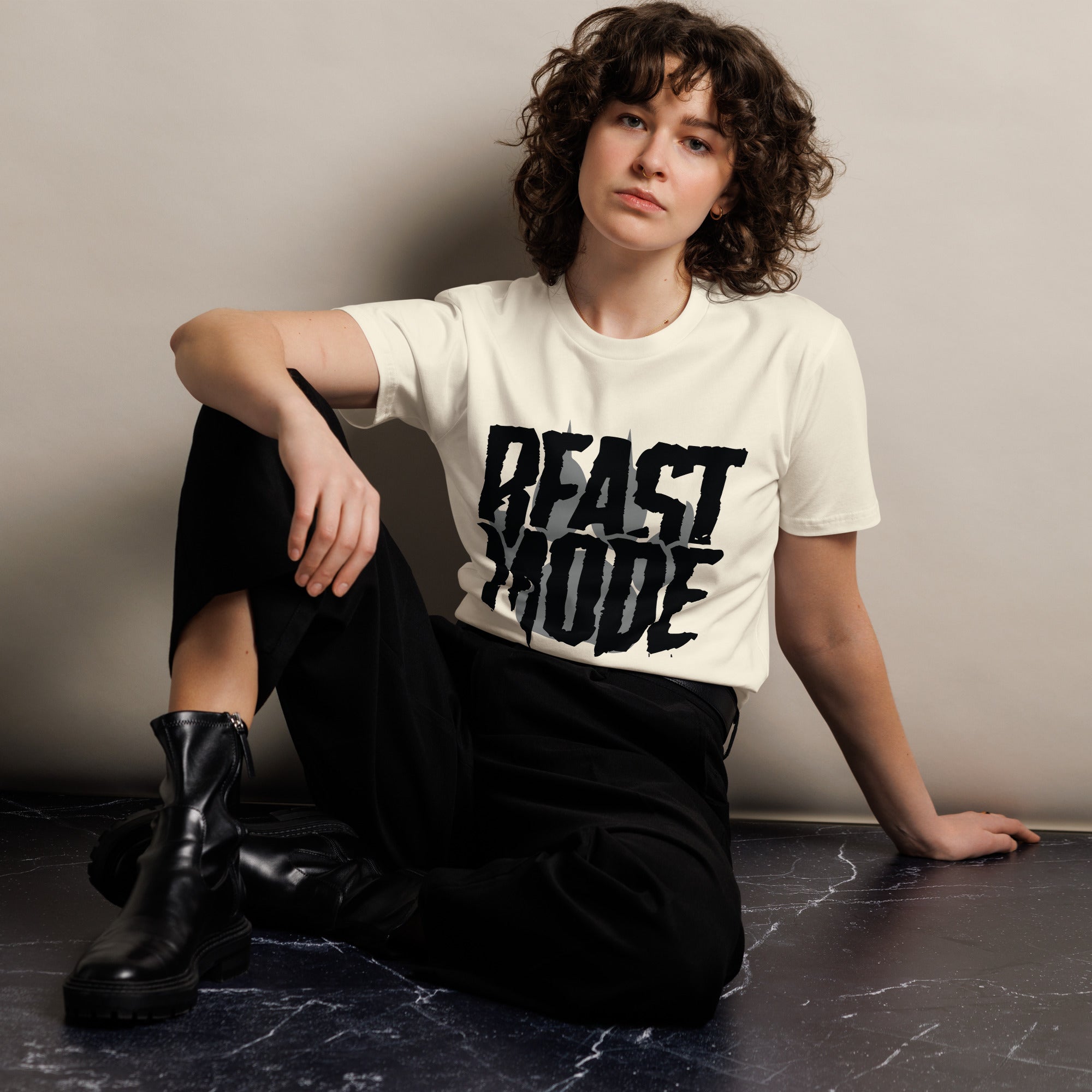 Beast Mode Workout Graphic Cotton T-Shirt | Gallory Hive