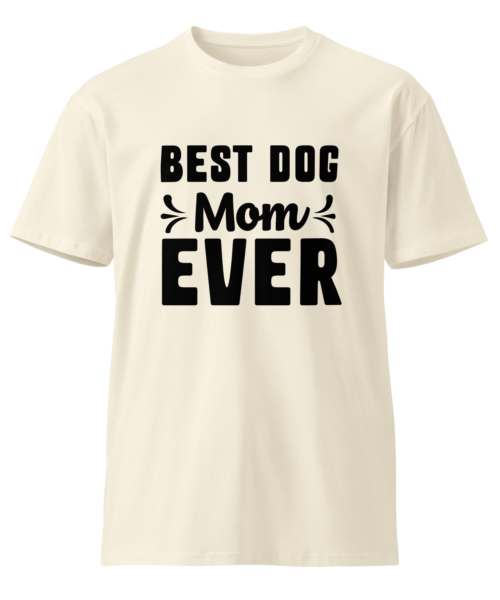 Best Dog Mom Premium Unisex Cotton T-Shirt | Gallory Hive