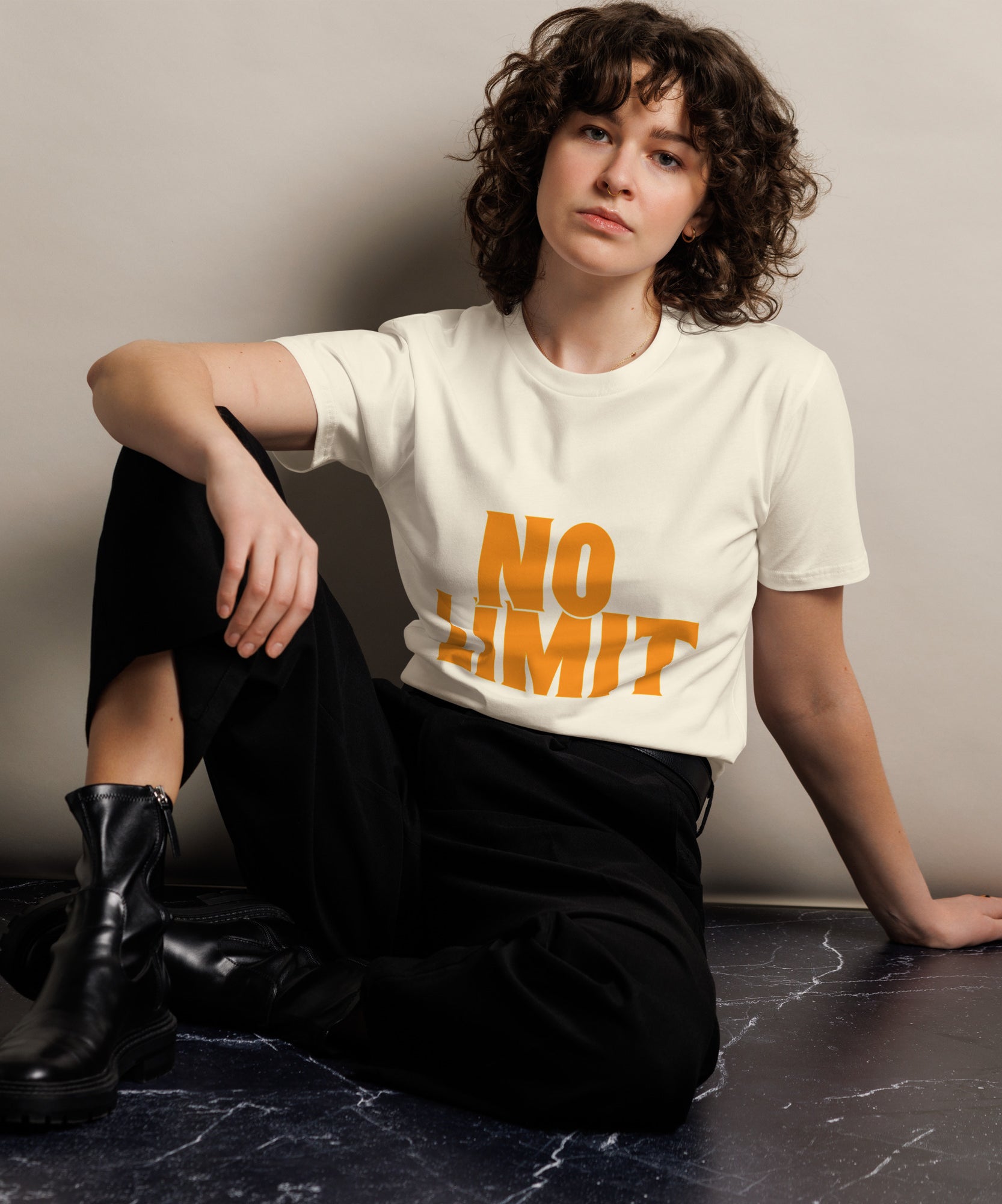 NO LIMIT Premium Unisex Cotton T-Shirt | Gallory Hive