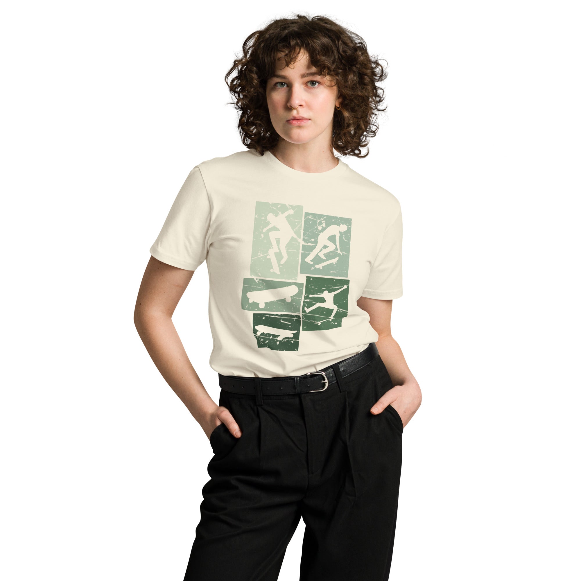 Vintage Skateboarding Cotton Premium T-Shirt | Gallory Hive