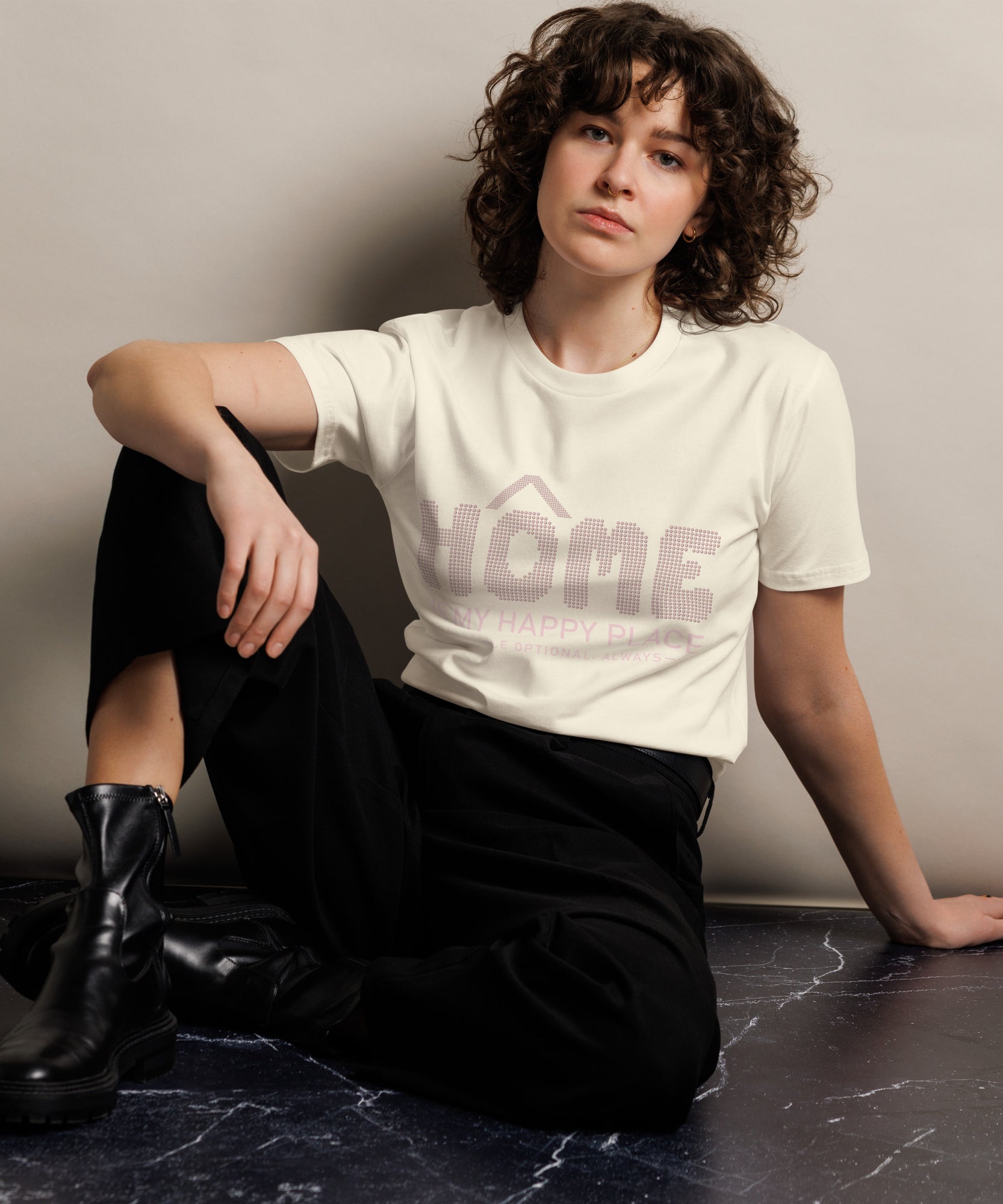 Introvert Homebody Premium Cotton T-Shirt | Gallory Hive