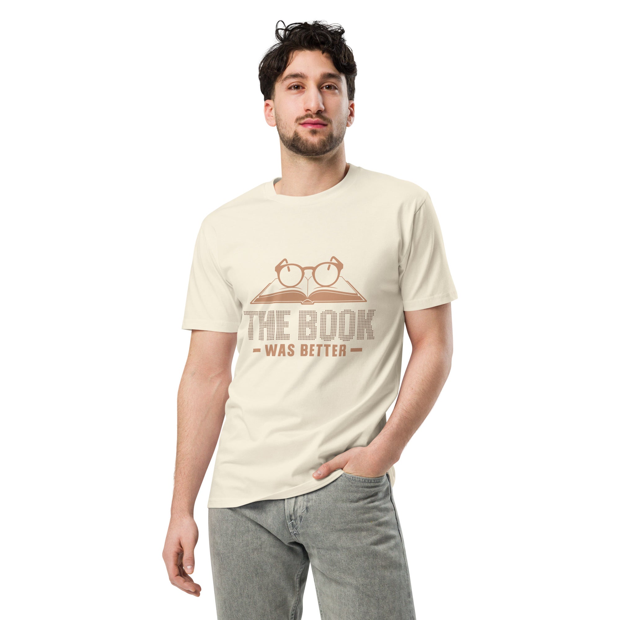 The Book Was Better Graphic Premium Cotton T-shirt | Gallory Hive