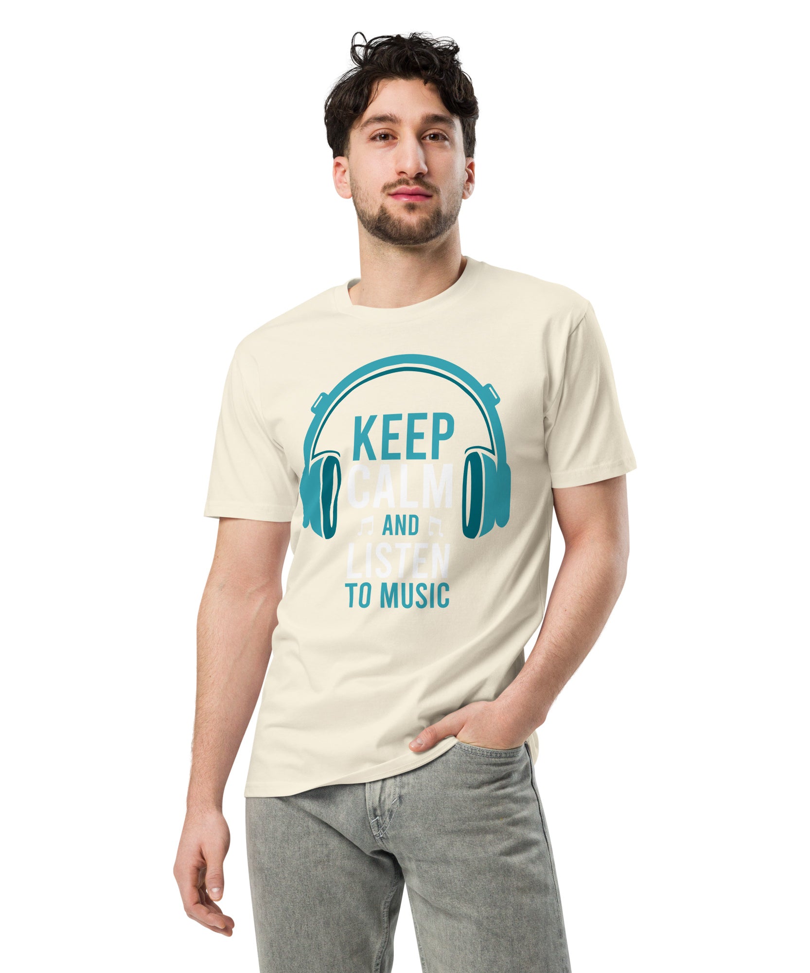 Keep Calm Listen Music Lover T-Shirt | Gallory Hive