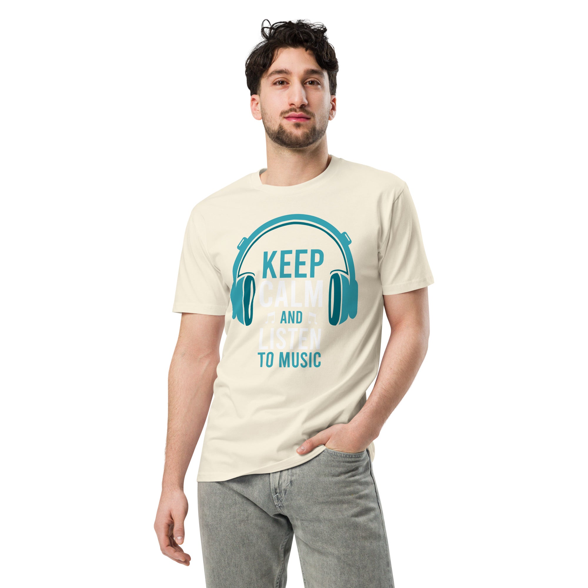 Keep Calm Listen Music Lover T-Shirt | Gallory Hive