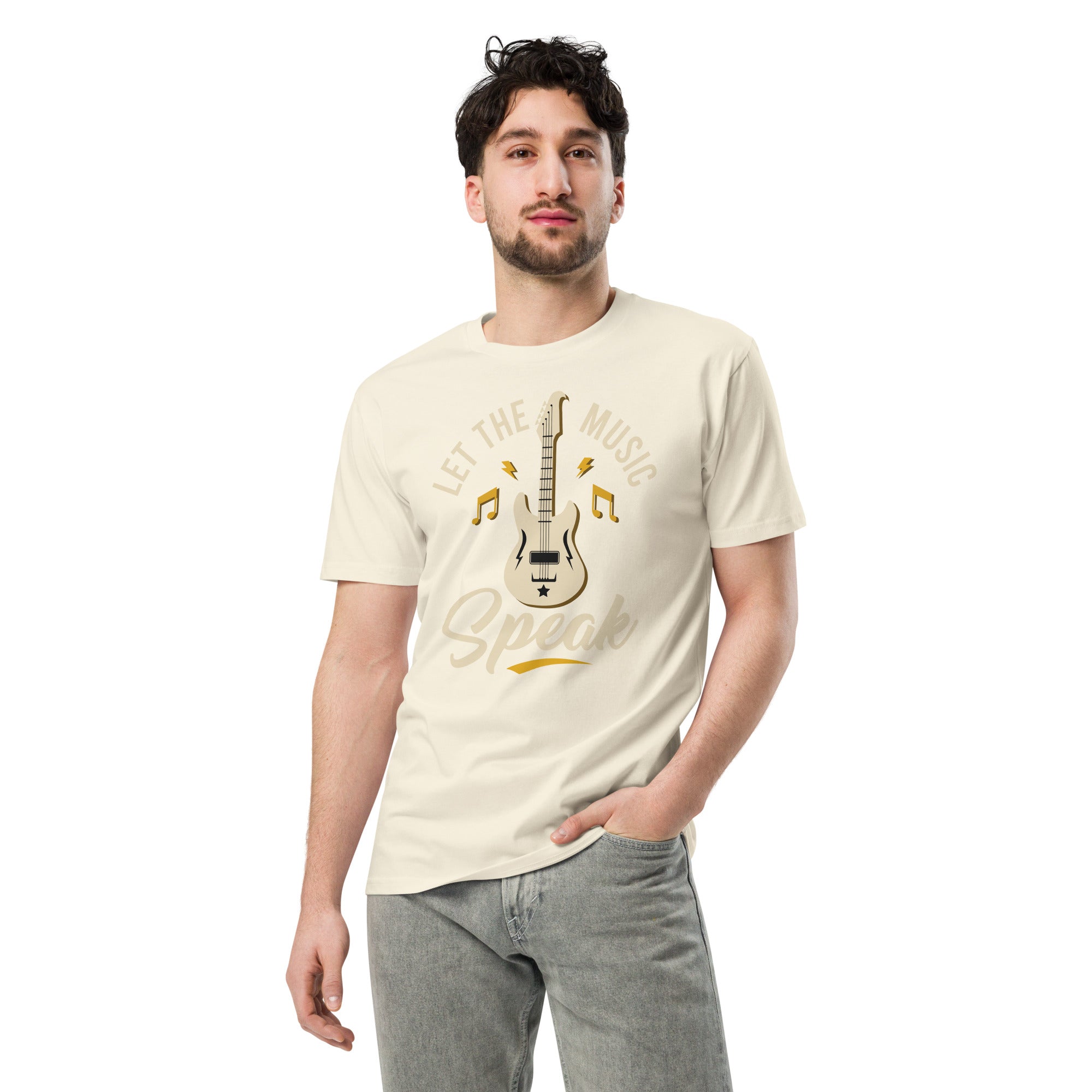 Let the Music Speak Guitar T-Shirt | Gallory Hive