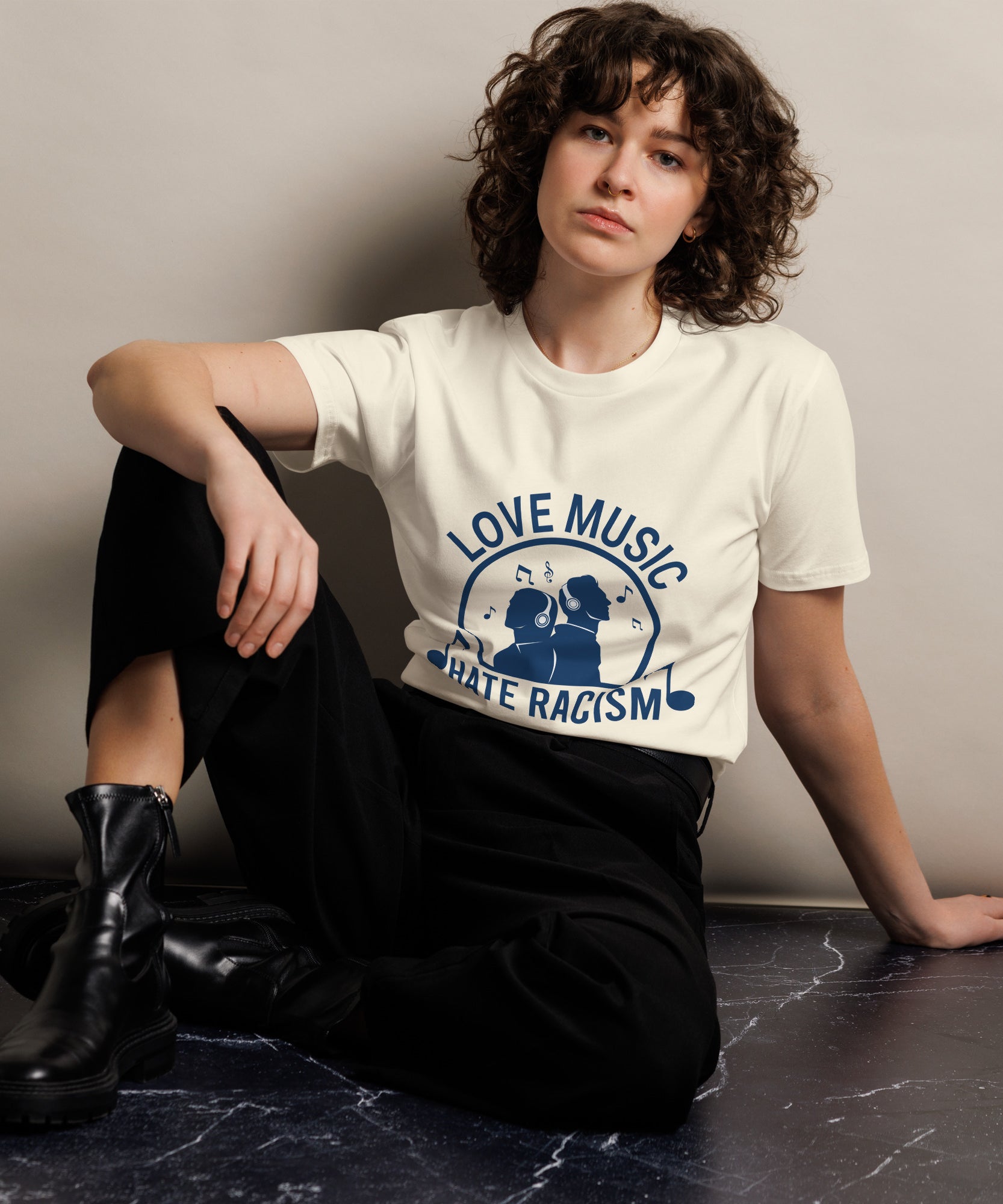Love Music Hate Racism T-Shirt | Gallory Hive
