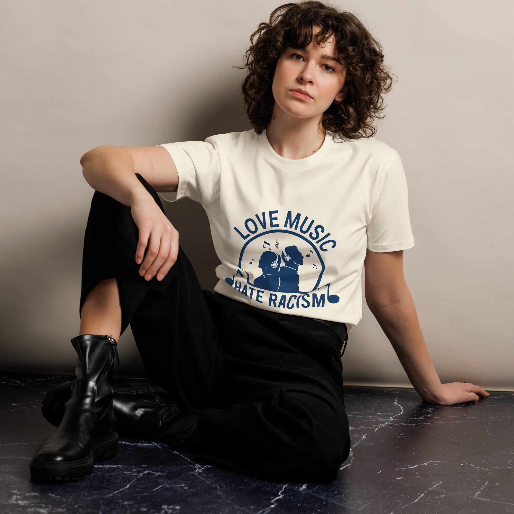Love Music Hate Racism T-Shirt | Gallory Hive