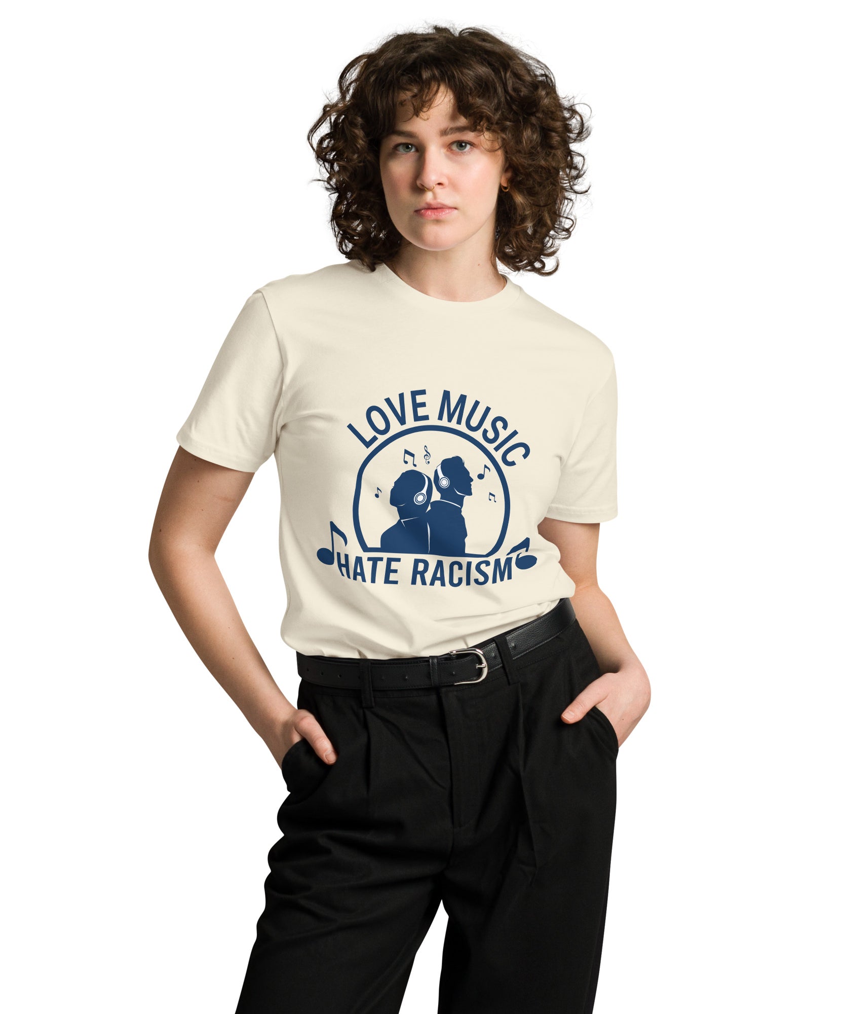 Love Music Hate Racism T-Shirt | Gallory Hive