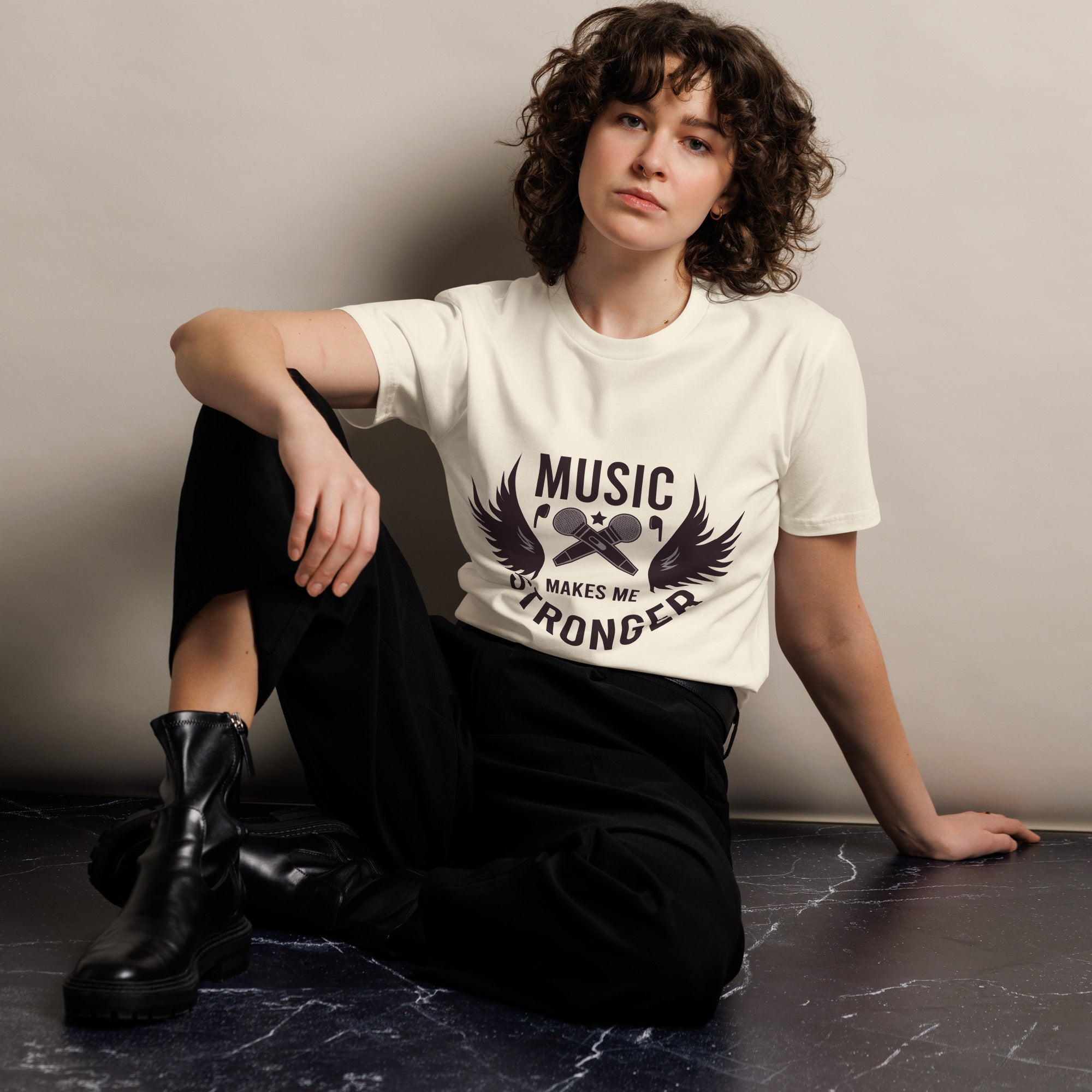 Music Makes Me Stronger T-Shirt | Gallory Hive