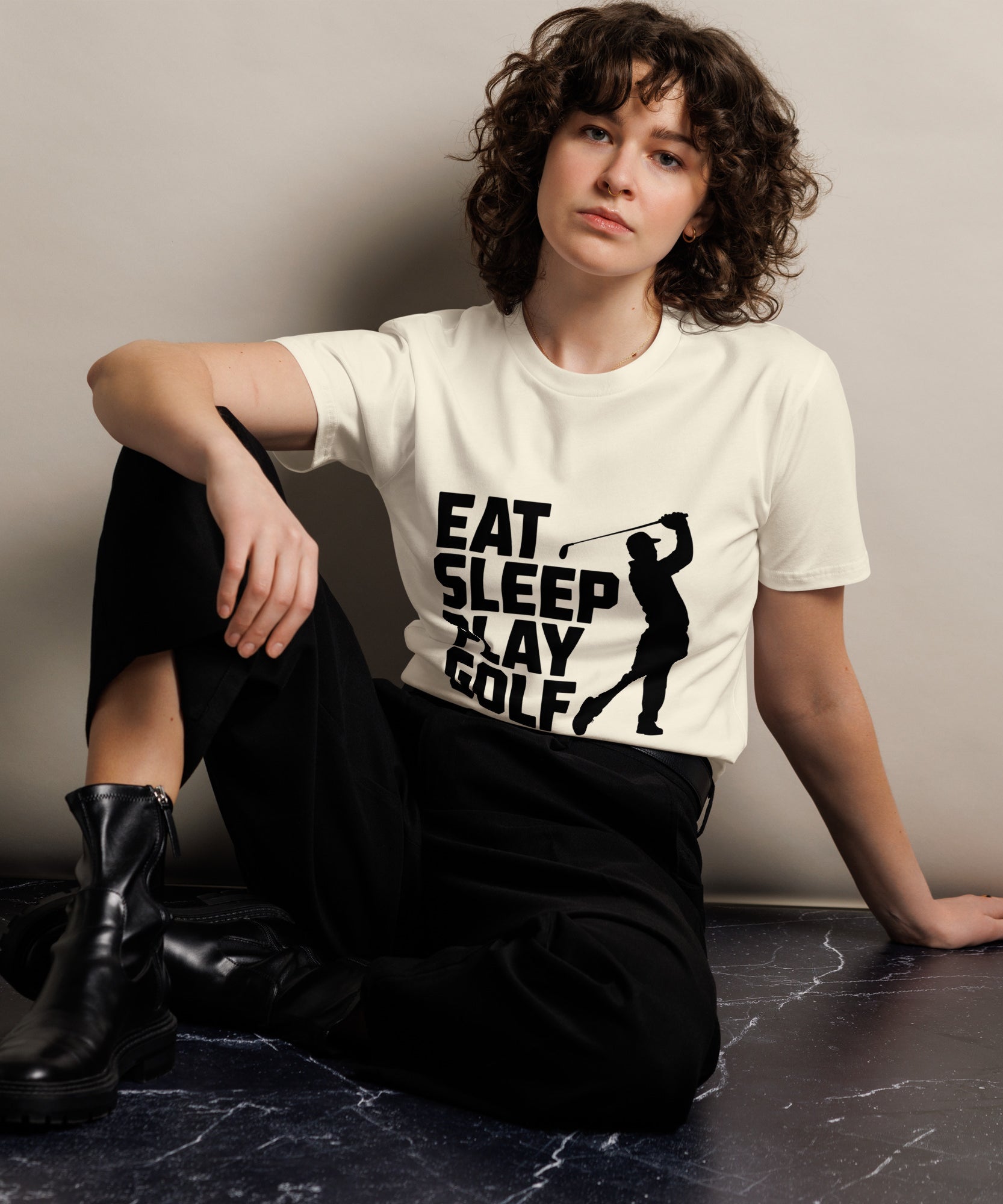 Eat Sleep Play Golf Golfer Unisex Premium T-Shirt | Gallory Hive