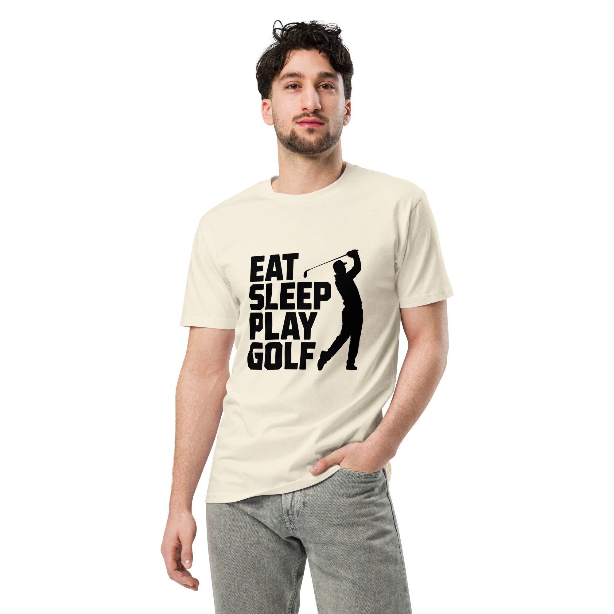 Eat Sleep Play Golf Golfer Unisex Premium T-Shirt | Gallory Hive