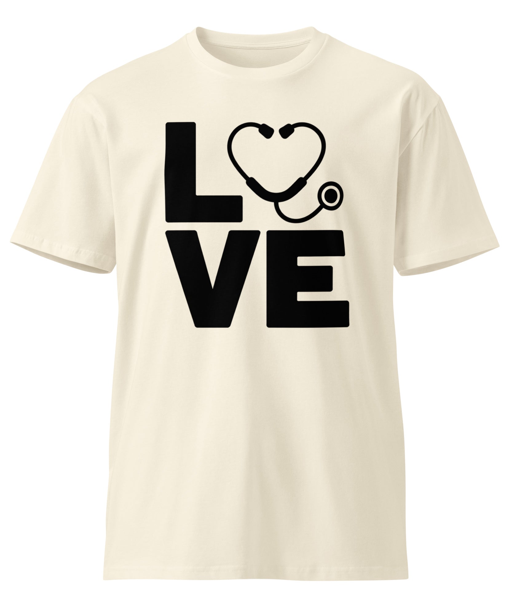 Love Stethoscope Graphic Unisex Premium T-Shirt | Gallory Hive