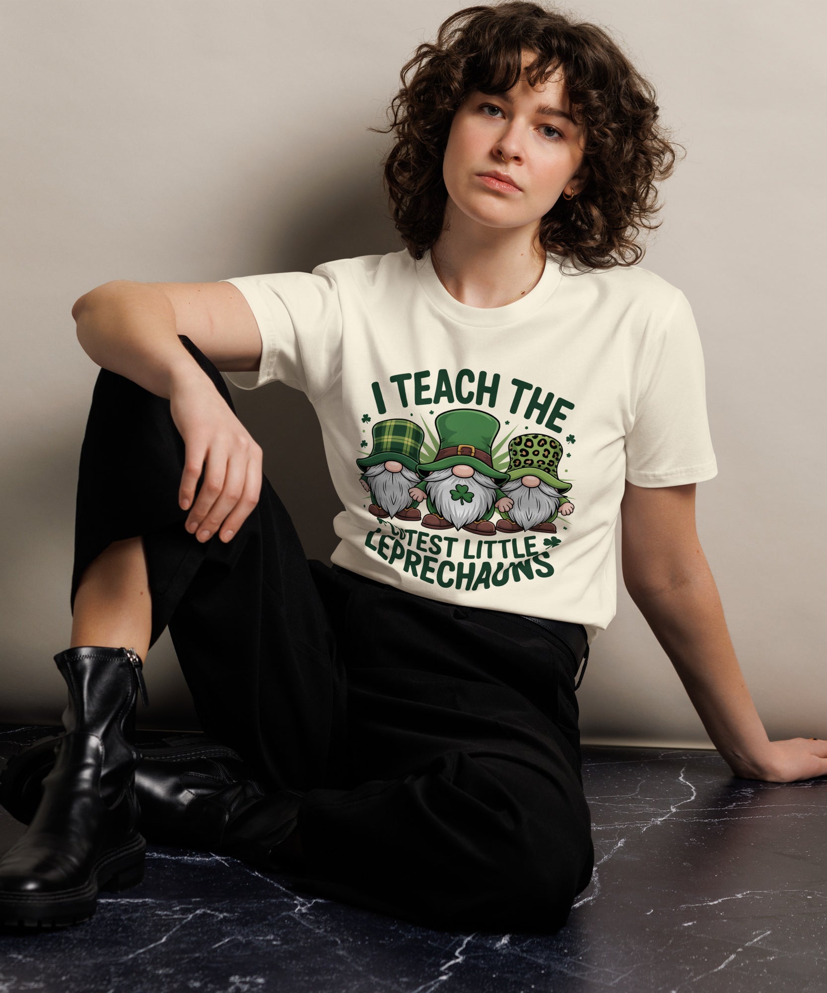 Leprechaun St Patricks Day Unisex Premium T-Shirt | Gallory Hive