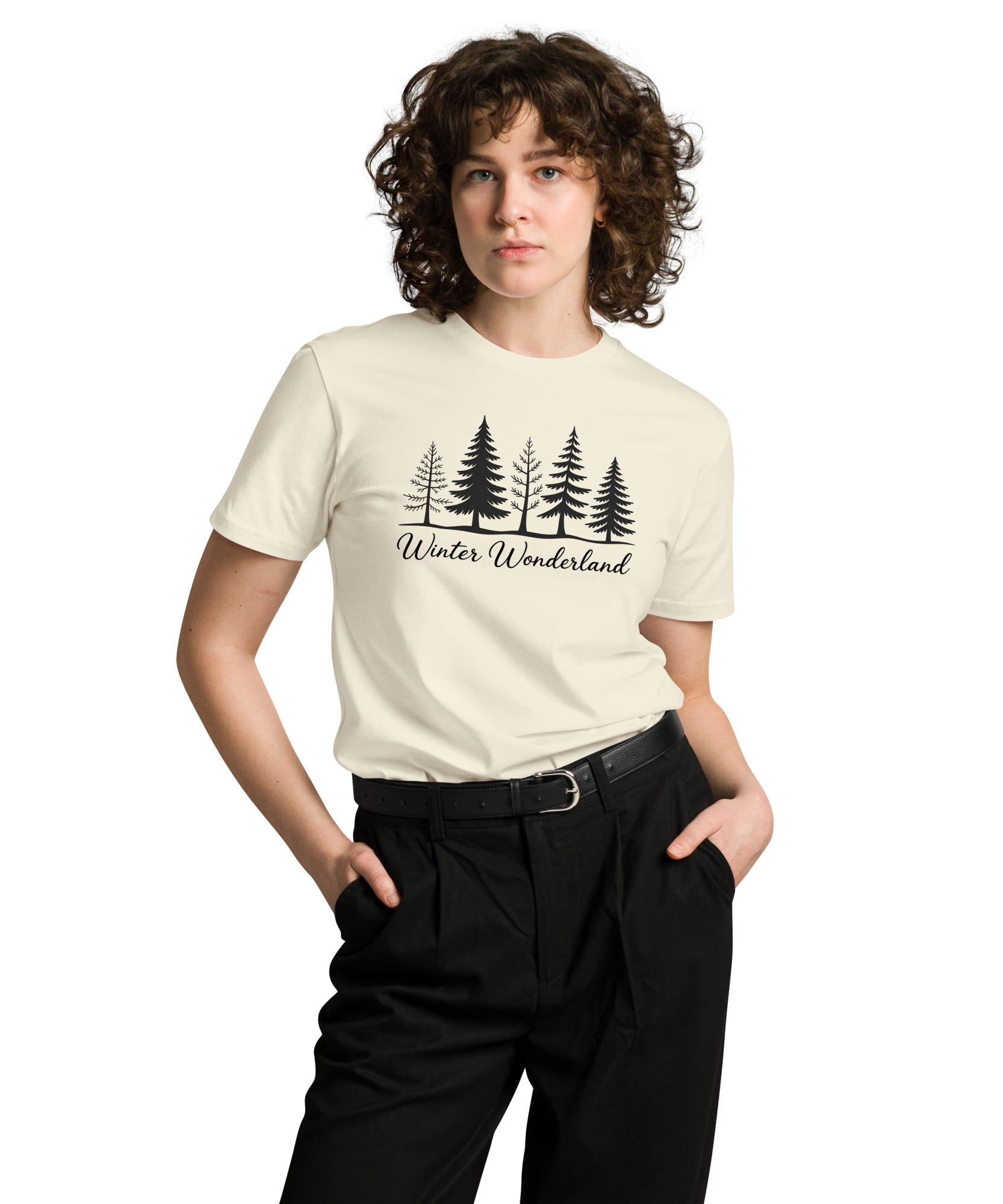 Nature Whisper Forest Trees Graphic Unisex Premium T-Shirt | Gallory Hive