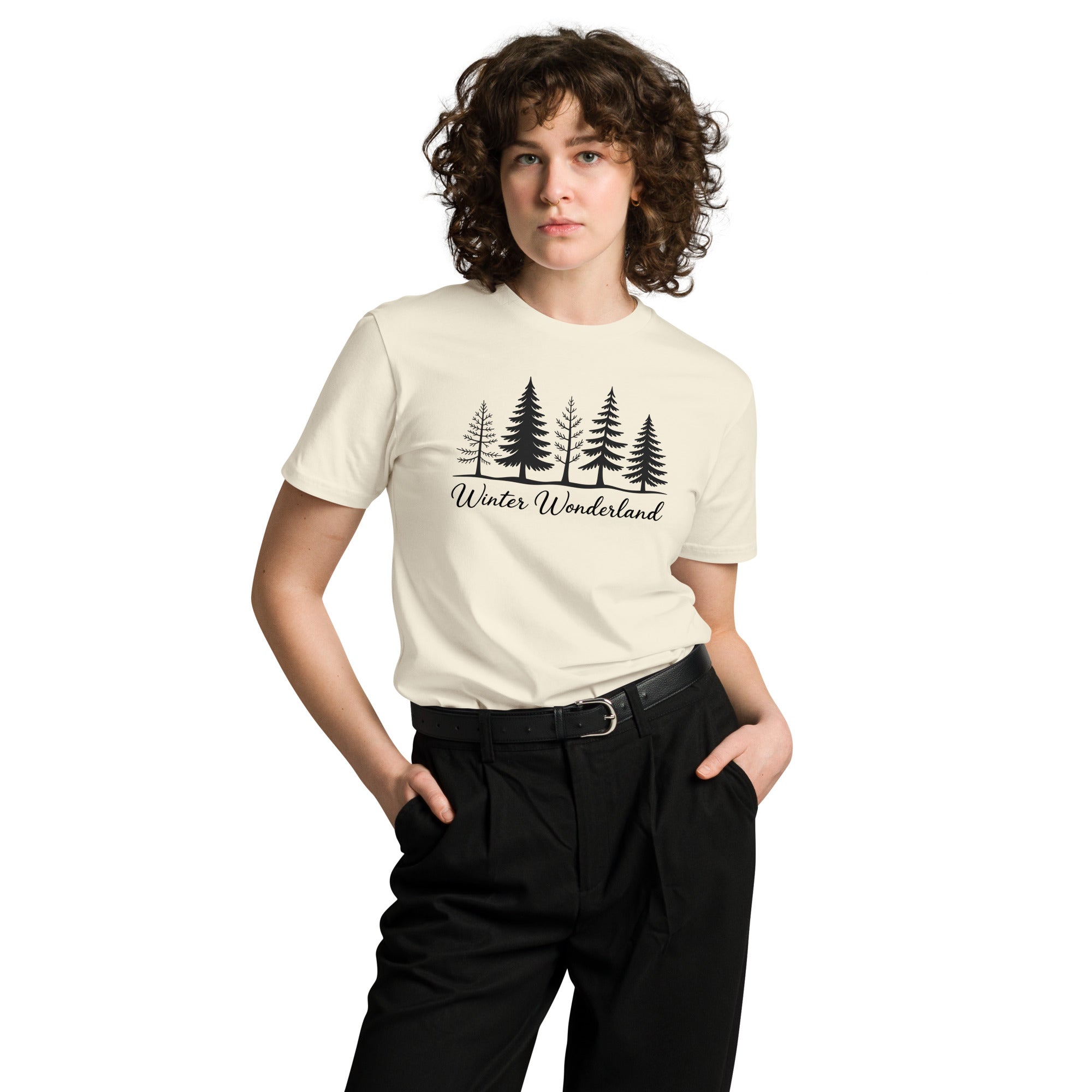 Nature Whisper Forest Trees Graphic Unisex Premium T-Shirt | Gallory Hive
