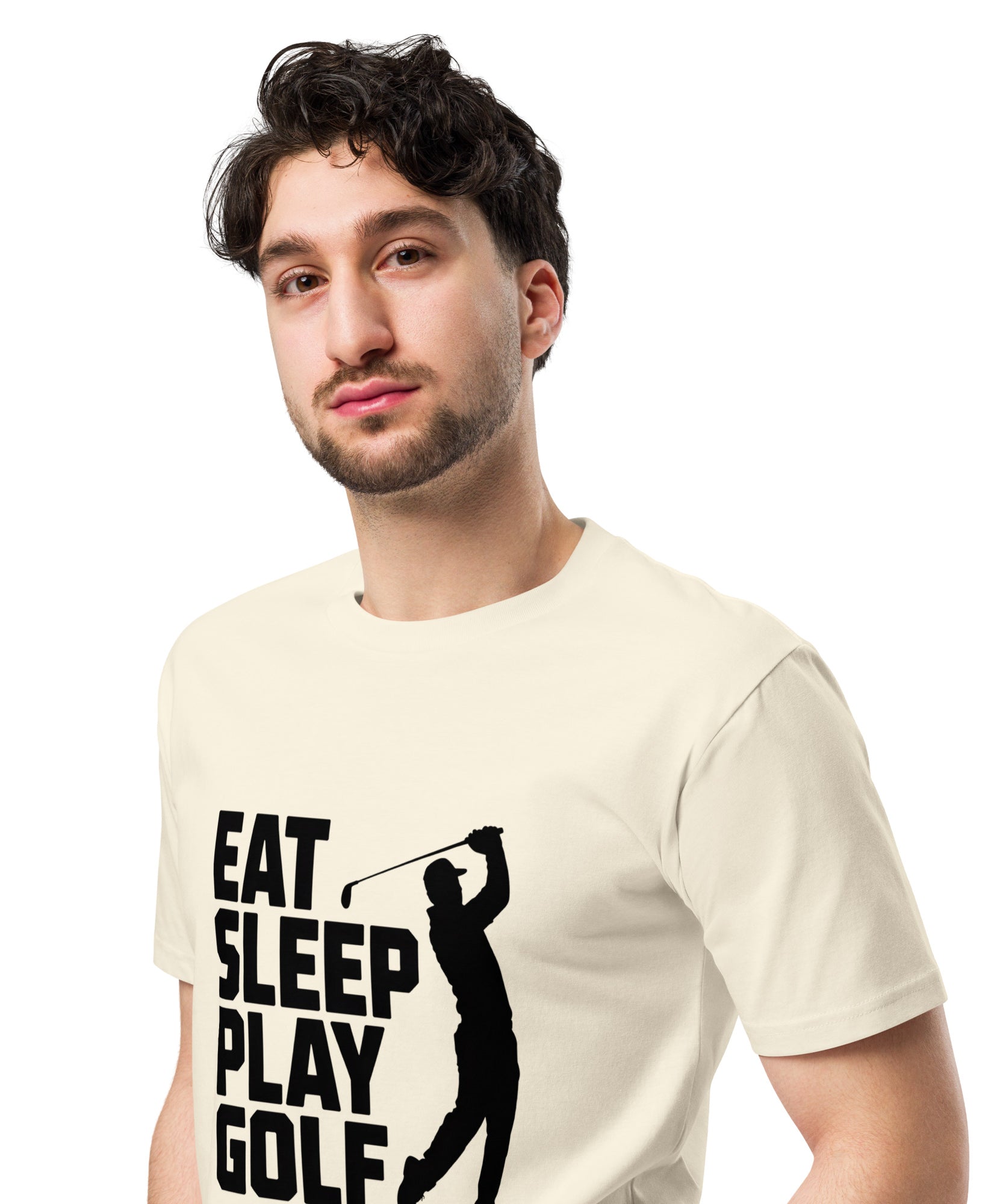 Eat Sleep Play Golf Golfer Unisex Premium T-Shirt | Gallory Hive