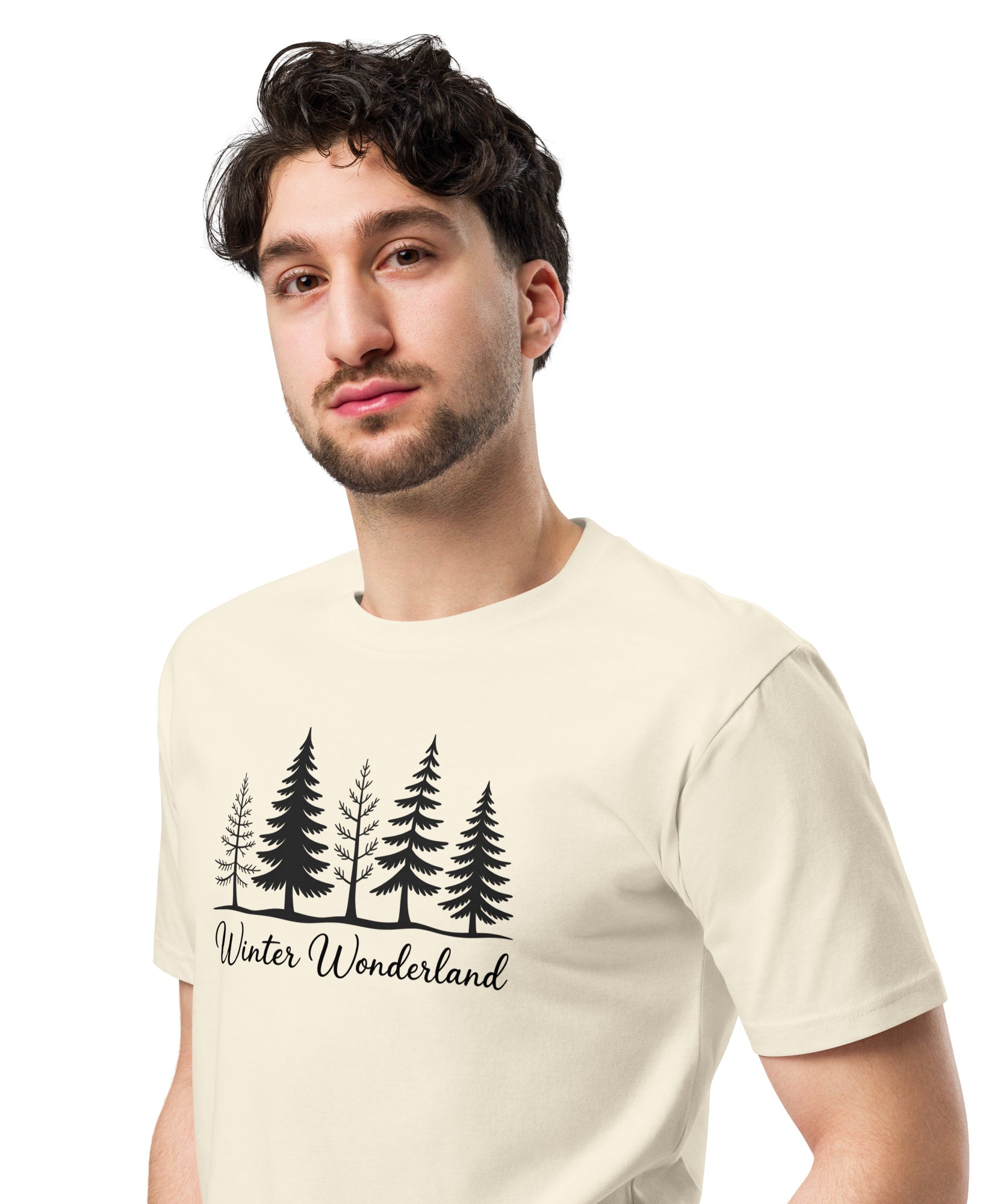 Nature Whisper Forest Trees Graphic Unisex Premium T-Shirt | Gallory Hive