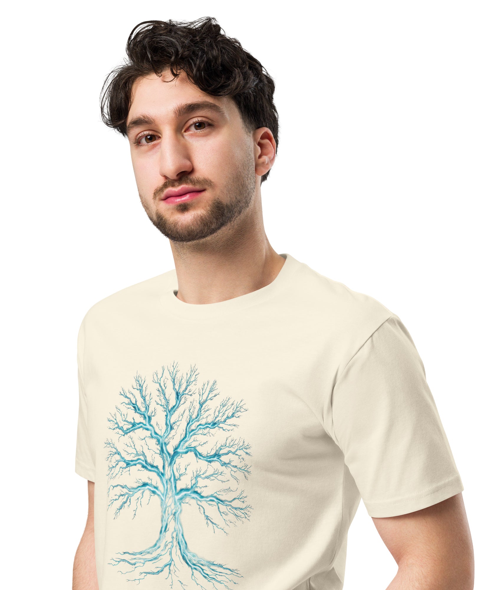 Glowing Mystic Tree of Life Graphic Unisex Premium T-shirt | Gallory Hive