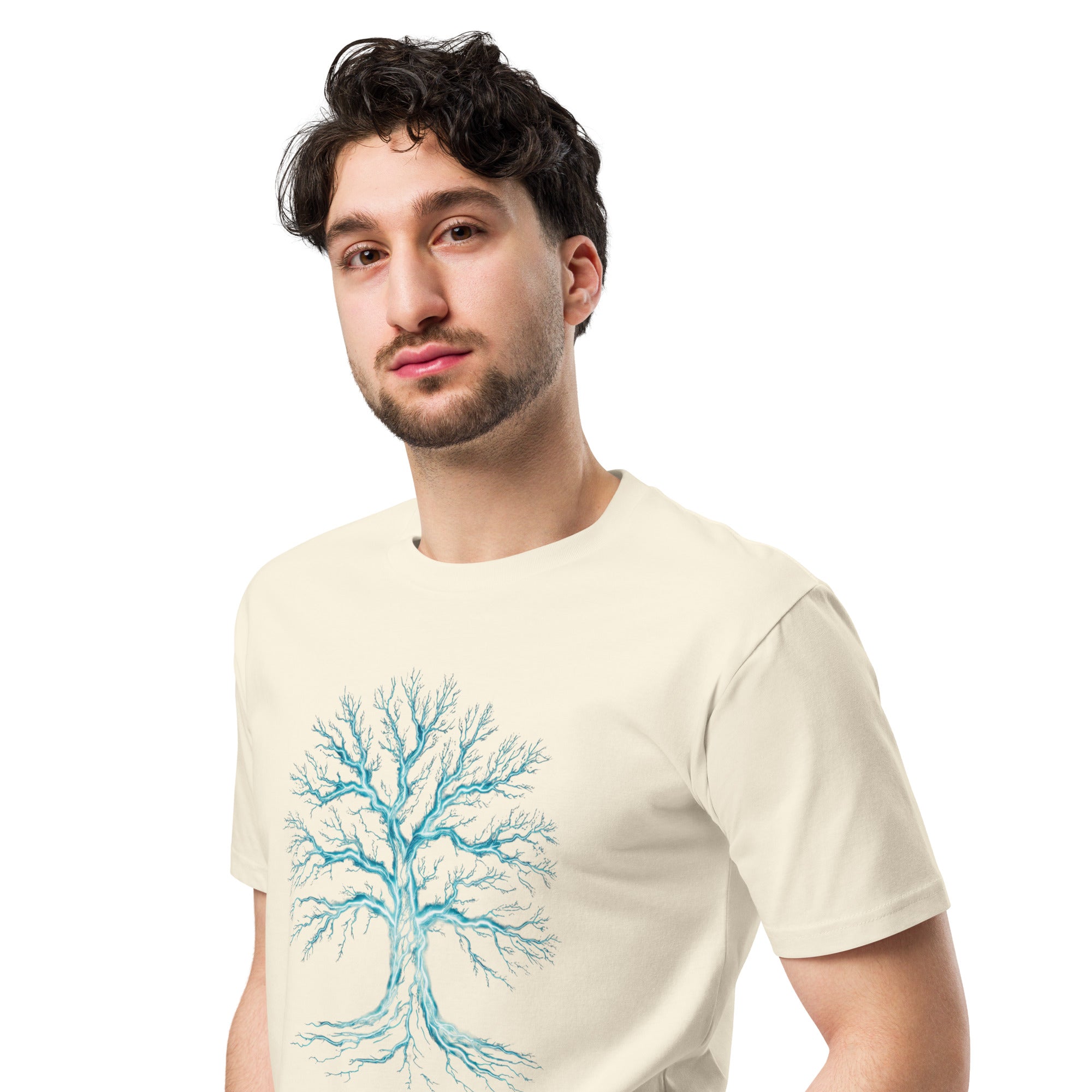 Glowing Mystic Tree of Life Graphic Unisex Premium T-shirt | Gallory Hive
