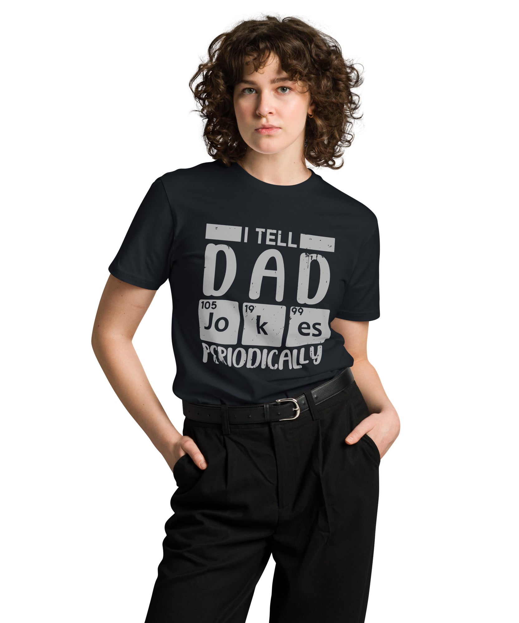 Dad Jokes Premium Cotton Unisex T-Shirt | Gallory Hive