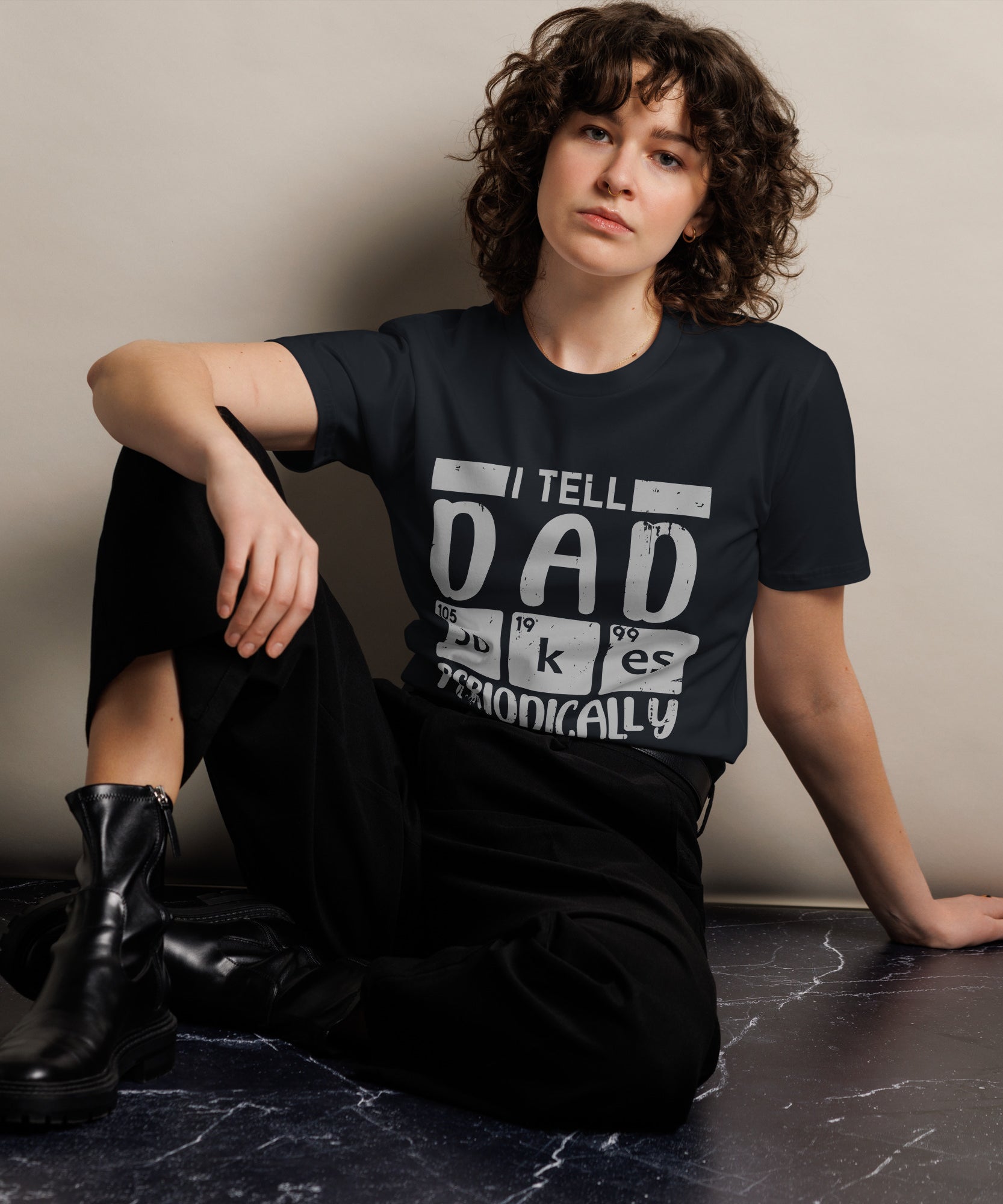 Dad Jokes Premium Cotton Unisex T-Shirt | Gallory Hive
