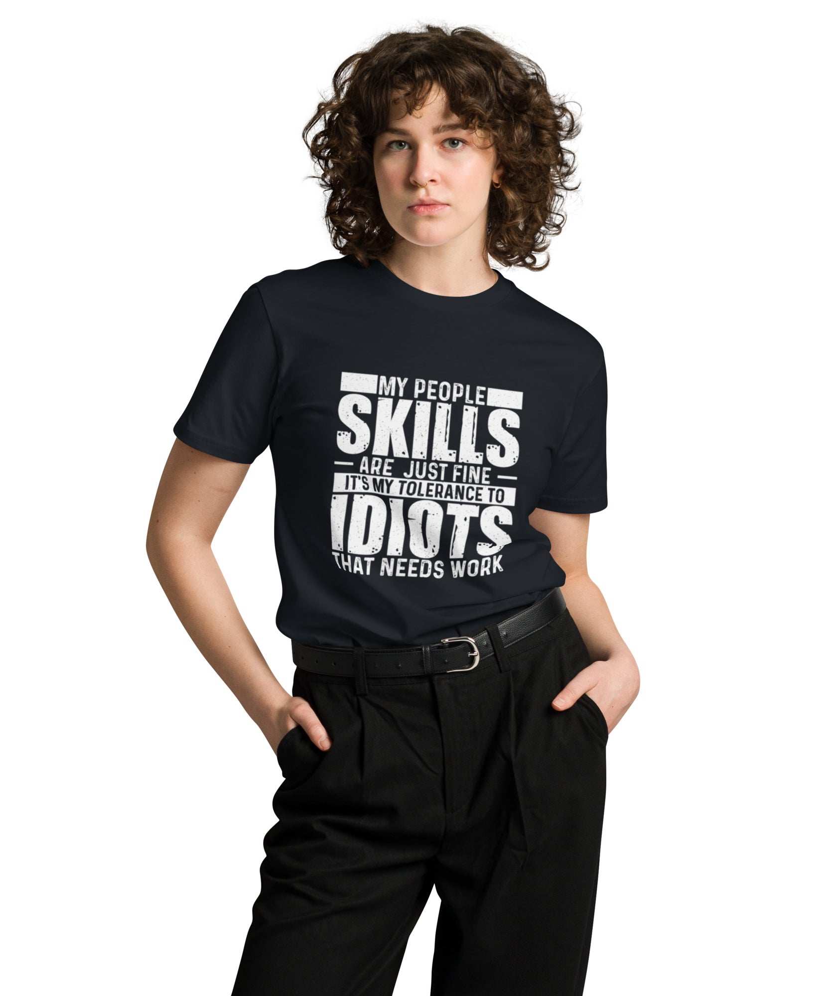 Sarcastic People Skills Unisex Graphic T-Shirt | Gallory Hive