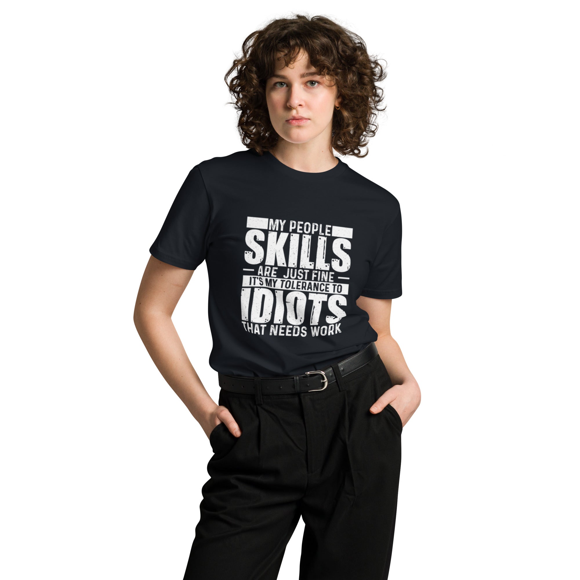 Sarcastic People Skills Unisex Graphic T-Shirt | Gallory Hive