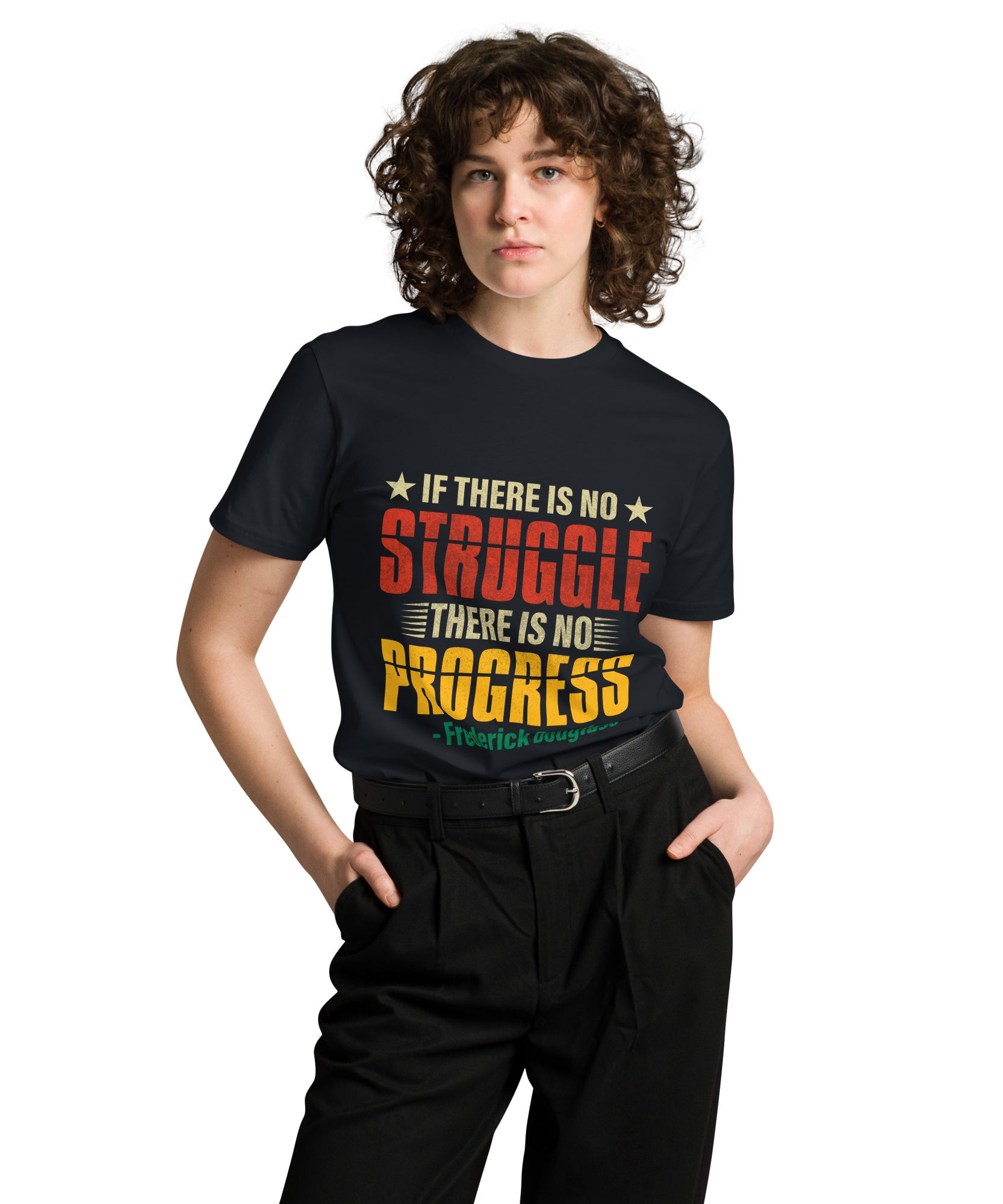 Motivational Quote Premium Unisex Cotton T-Shirt  Gallory Hive