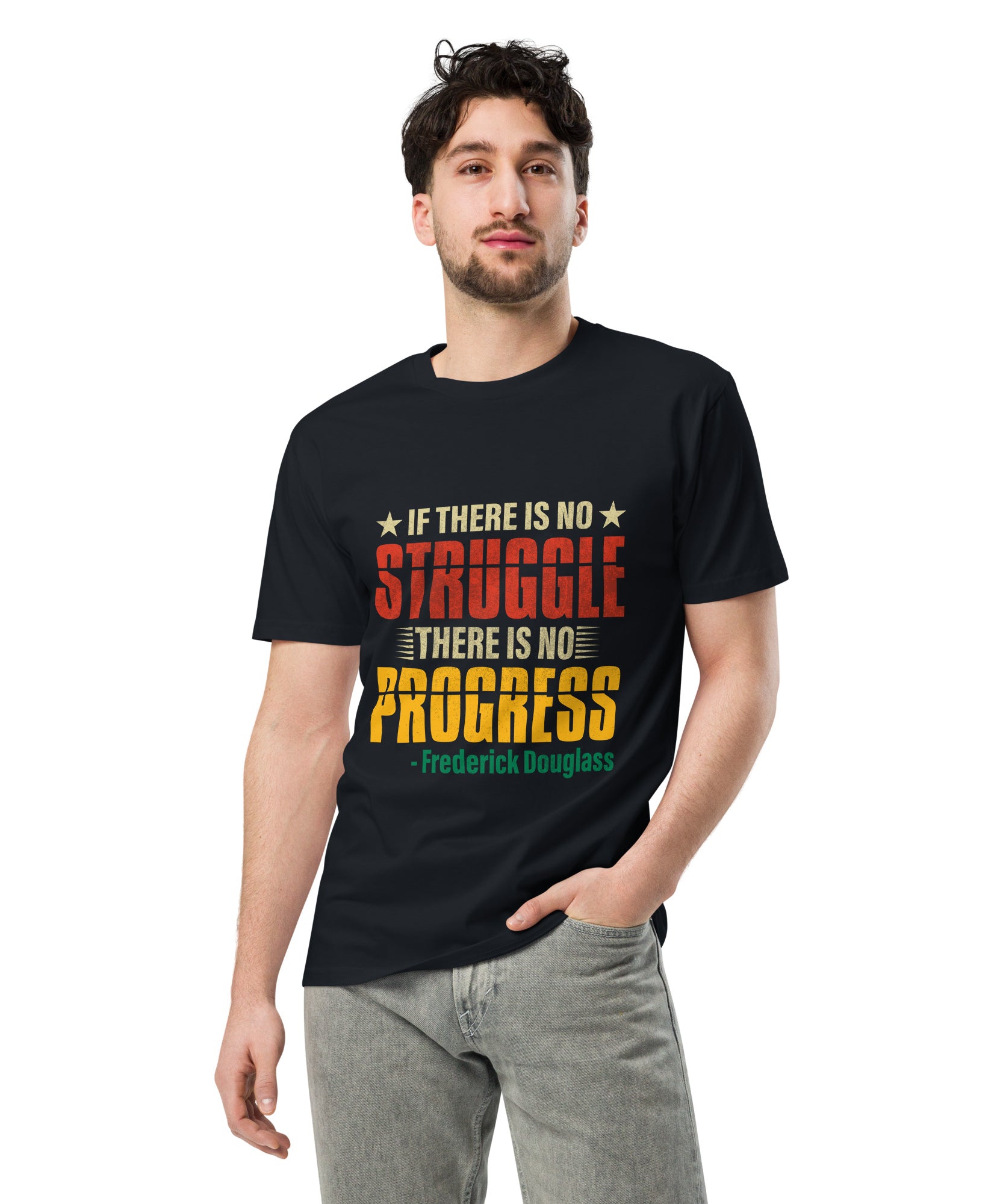 Motivational Quote Premium Unisex Cotton T-Shirt  Gallory Hive